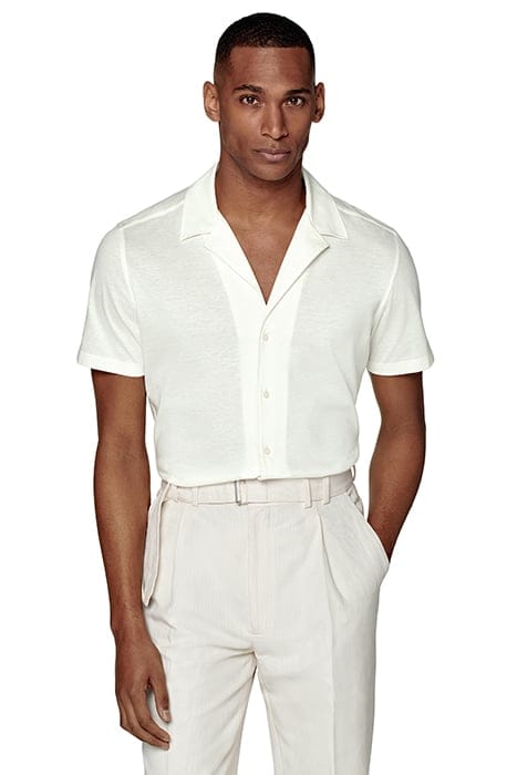 OFF-WHITE CAMP COLLAR EXTRA SLIM FIT SHIRT 1
