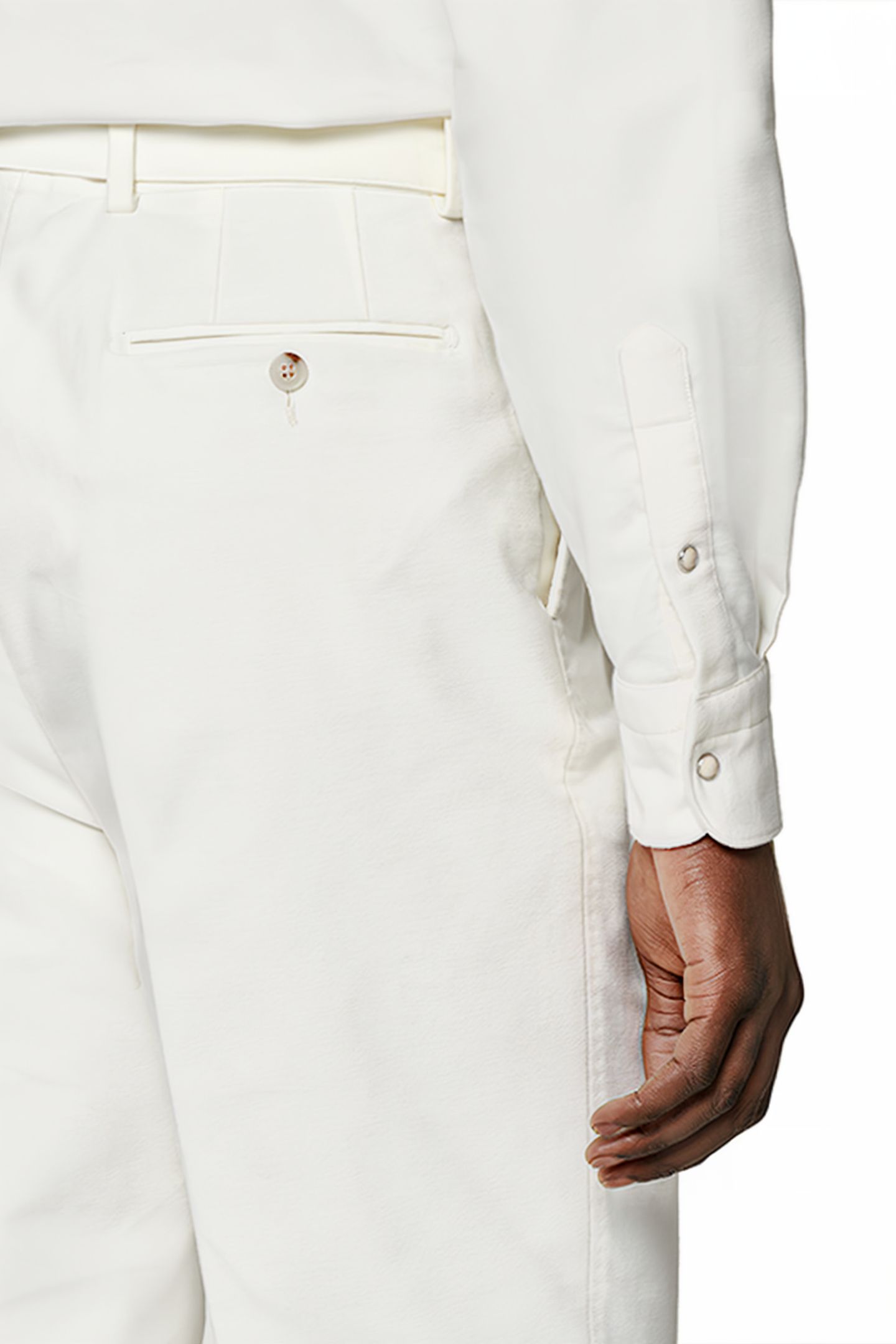 OFF-WHITE WIDE LEG TAPERED TROUSERS 6