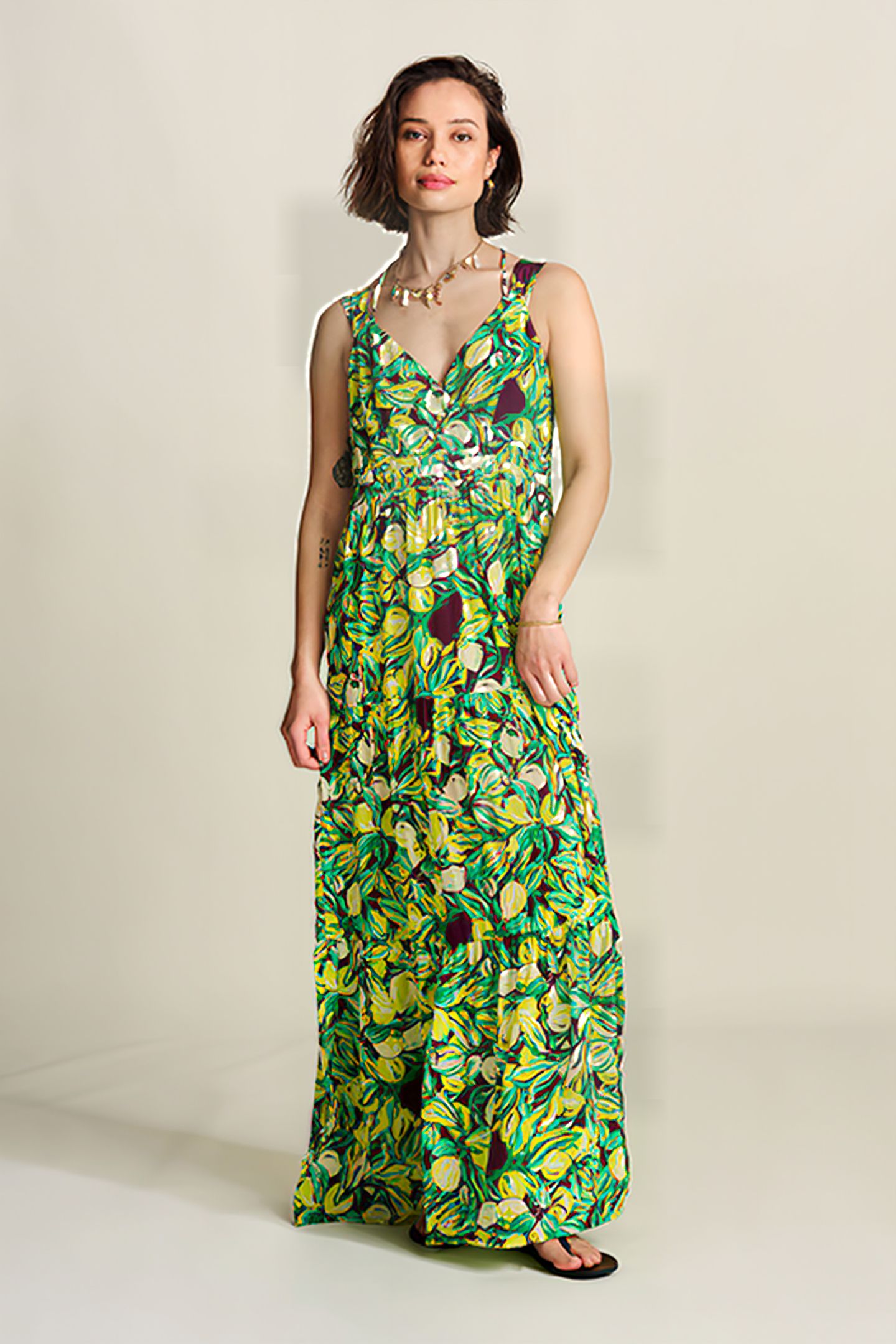 DRESS - STRAP LEMON TREE YELLOW 1