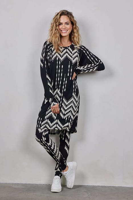 BASIC LEGGINGS PRINT BLACK WITH OFFBEAT PRINT 3