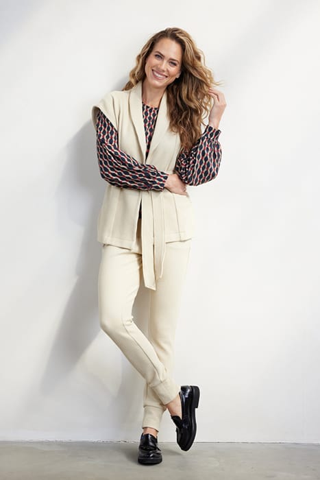 SLEEVELESS VEST DIAM SAND 2