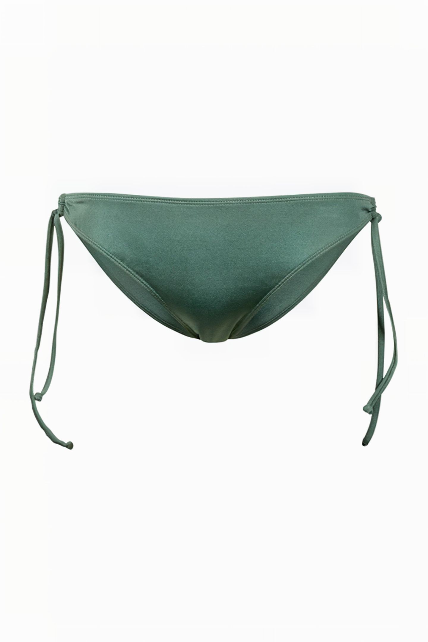 LACE UP BIKINI BOTTOMS GREEN 1