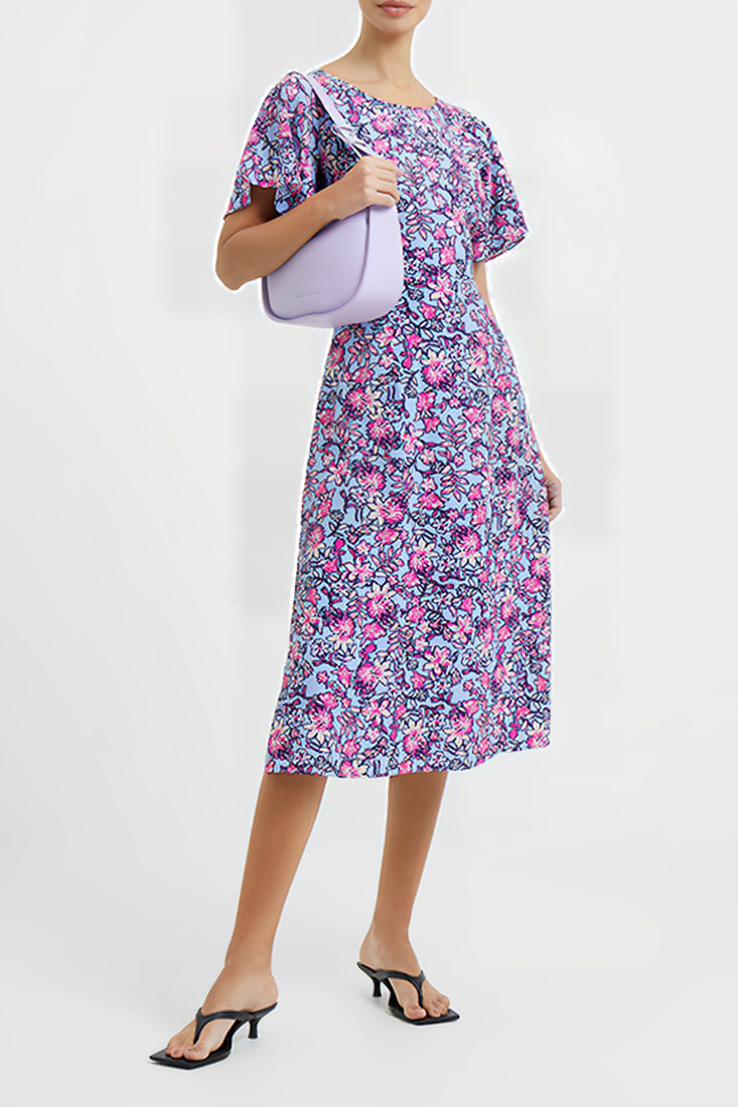 FOTINI DELPH CUT OUT BACK DRSS PLACID BLUE 6