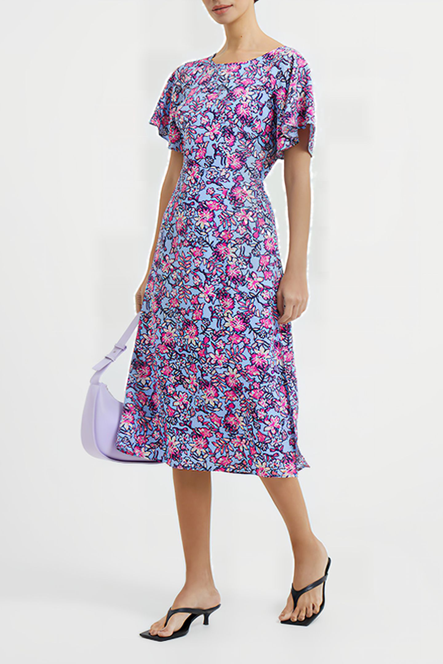 FOTINI DELPH CUT OUT BACK DRSS PLACID BLUE 5