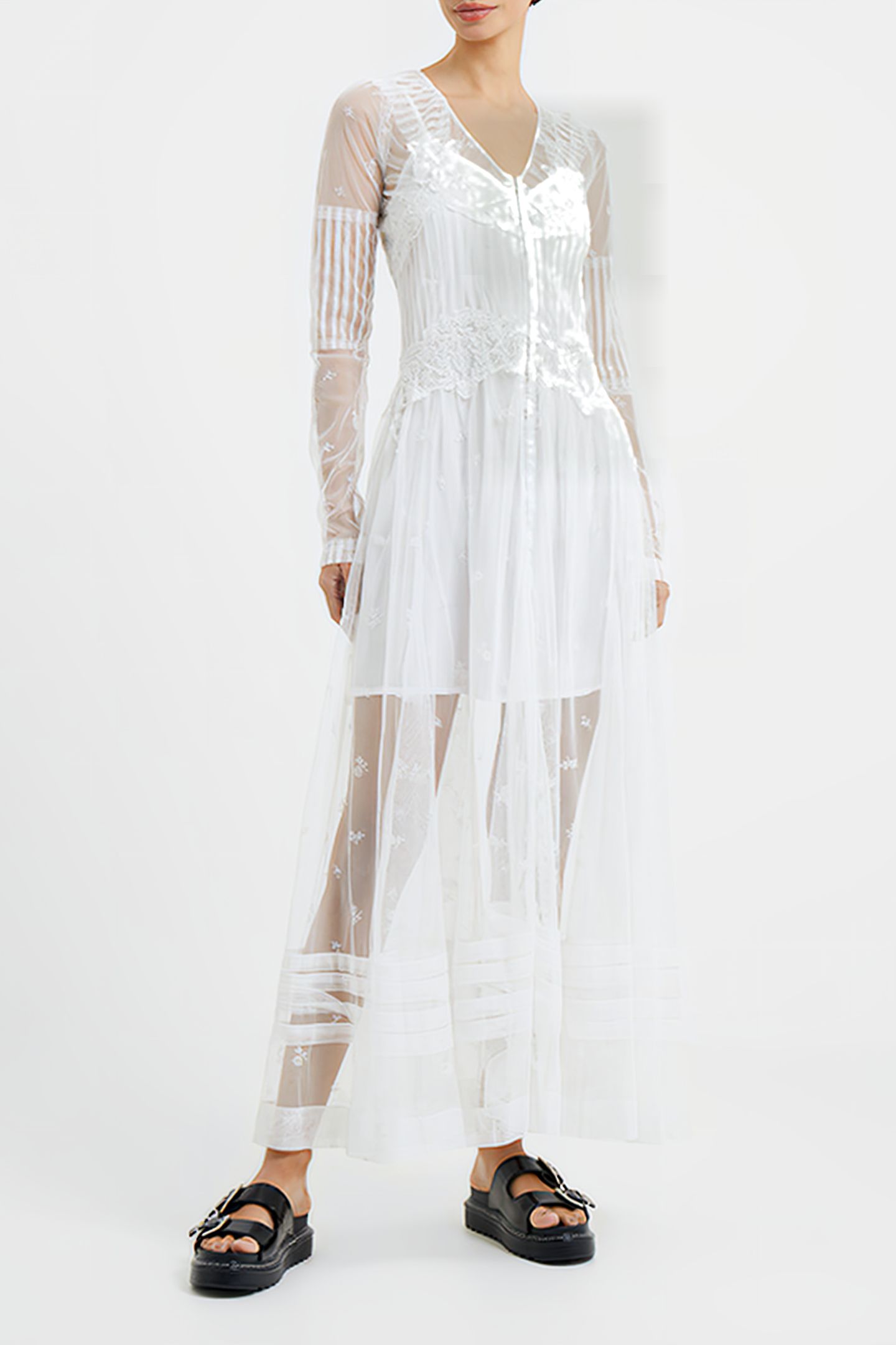 CHERISE LACE DRESS WHITE 1