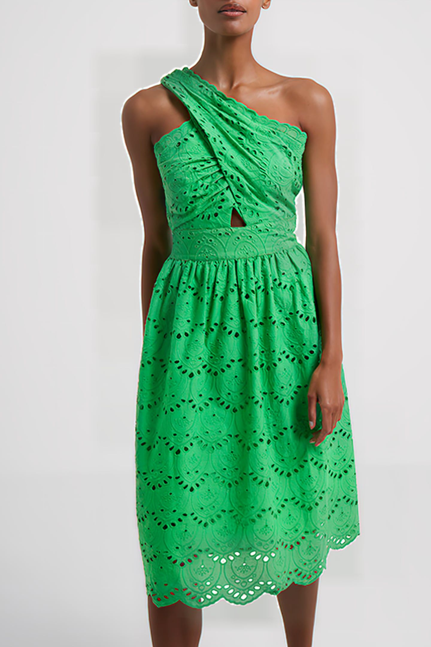 APPELONA ANGLAISE DRESS GREEN 1