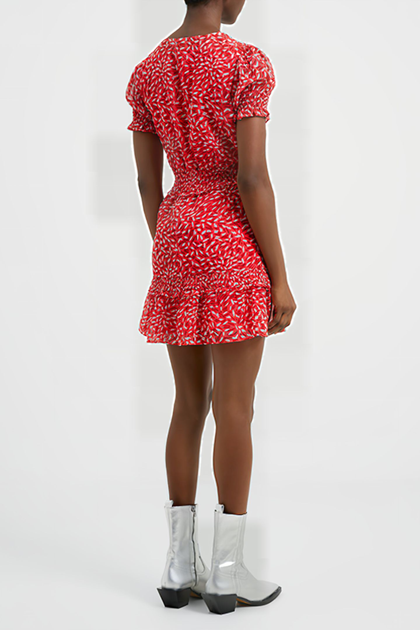 BILLI RECY HALLIE SHORT DRESS RED 2