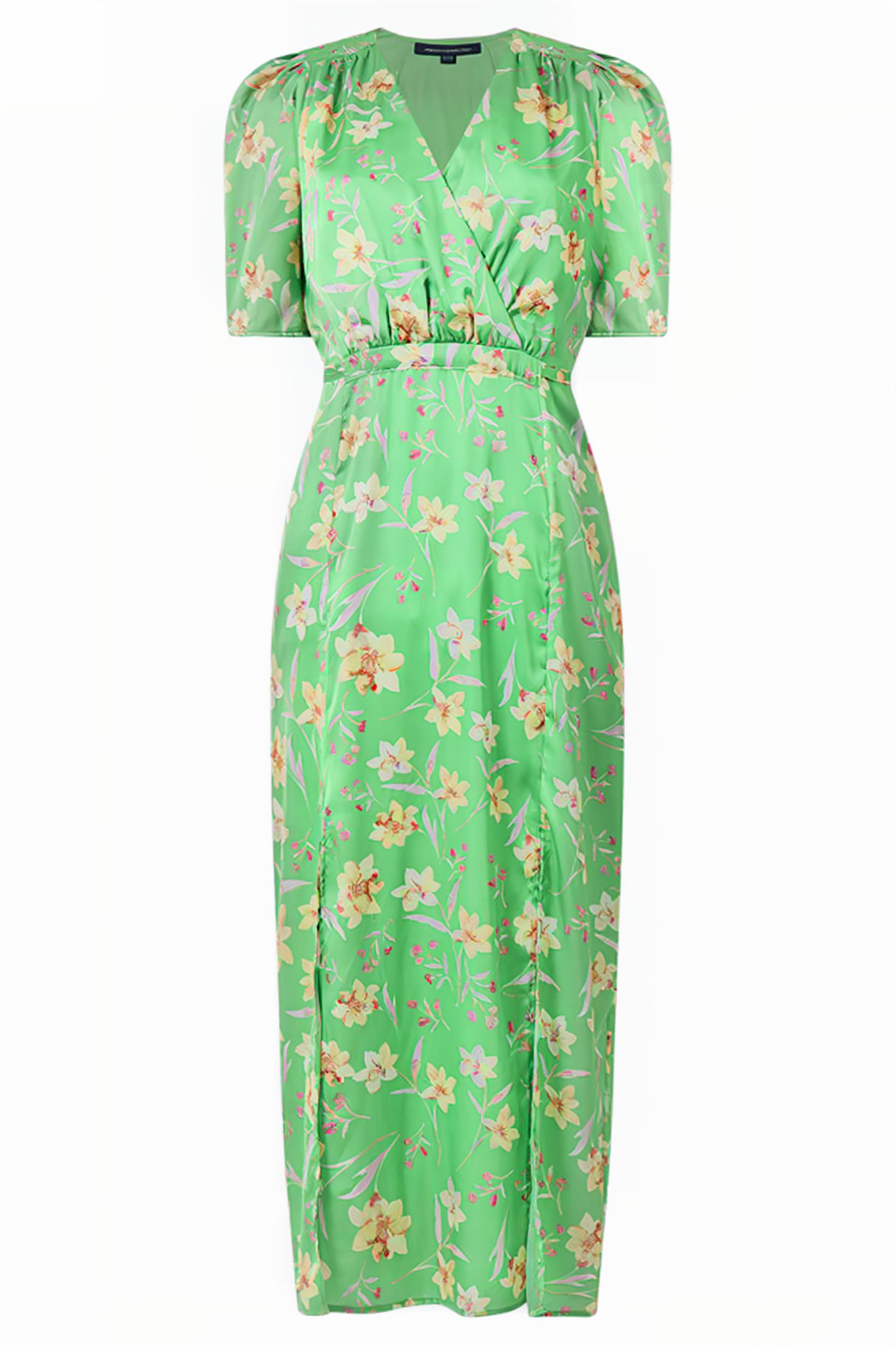 CAMILLE WRAP DRESS GREEN 3