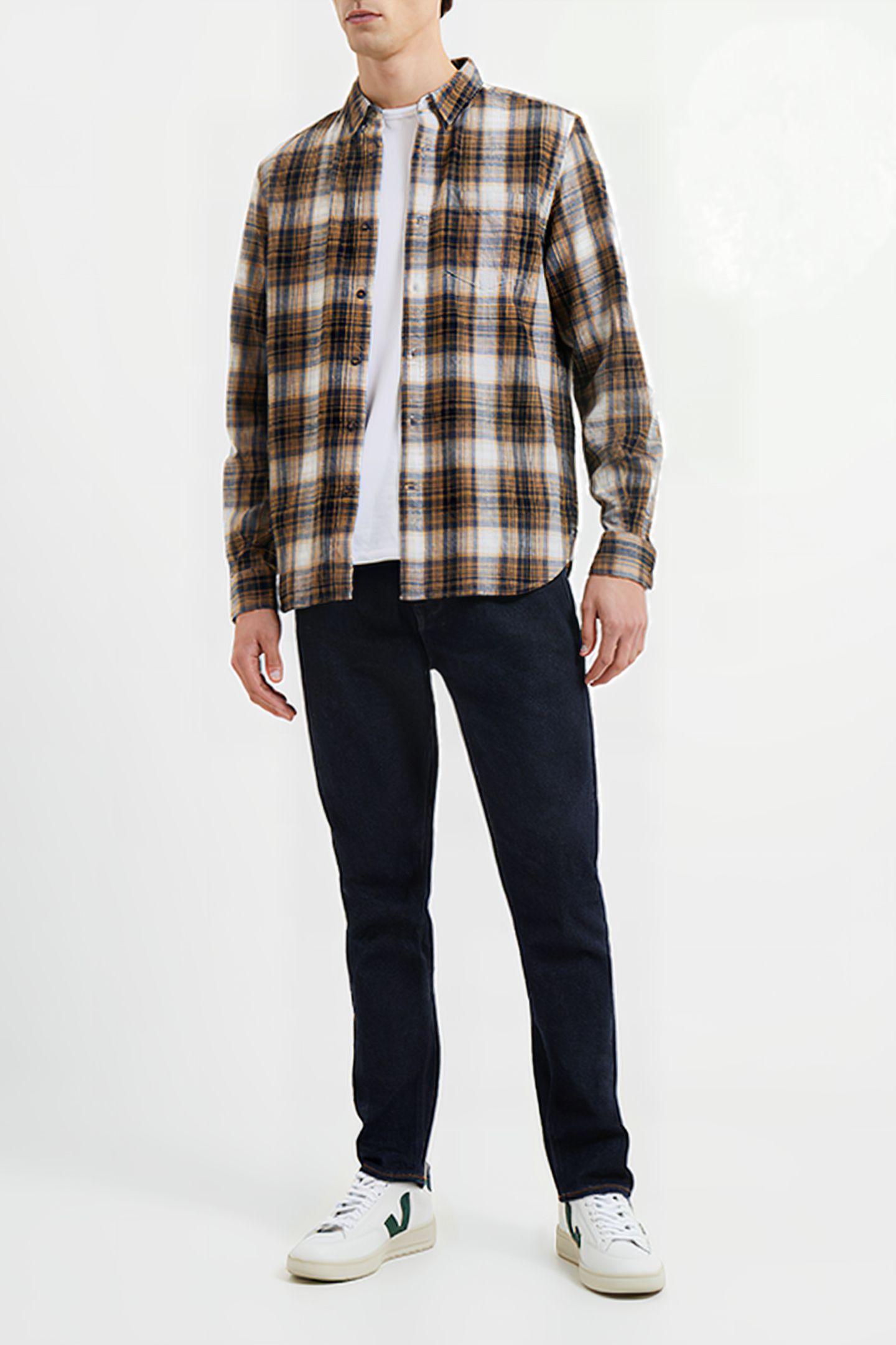SANSEND CHECK LS COLLAR SHIRT MISC. 2