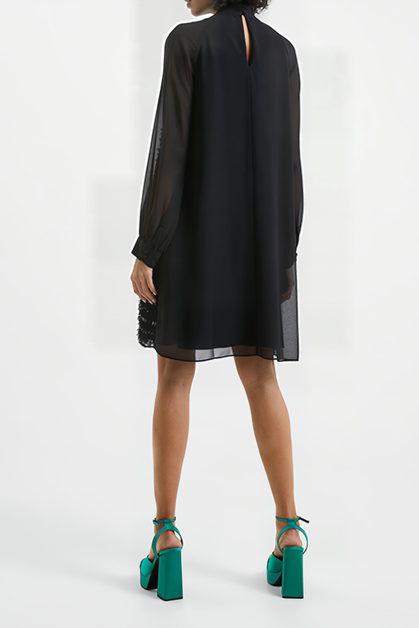 CARINA EMBELLISHED DRESS BLACK 2