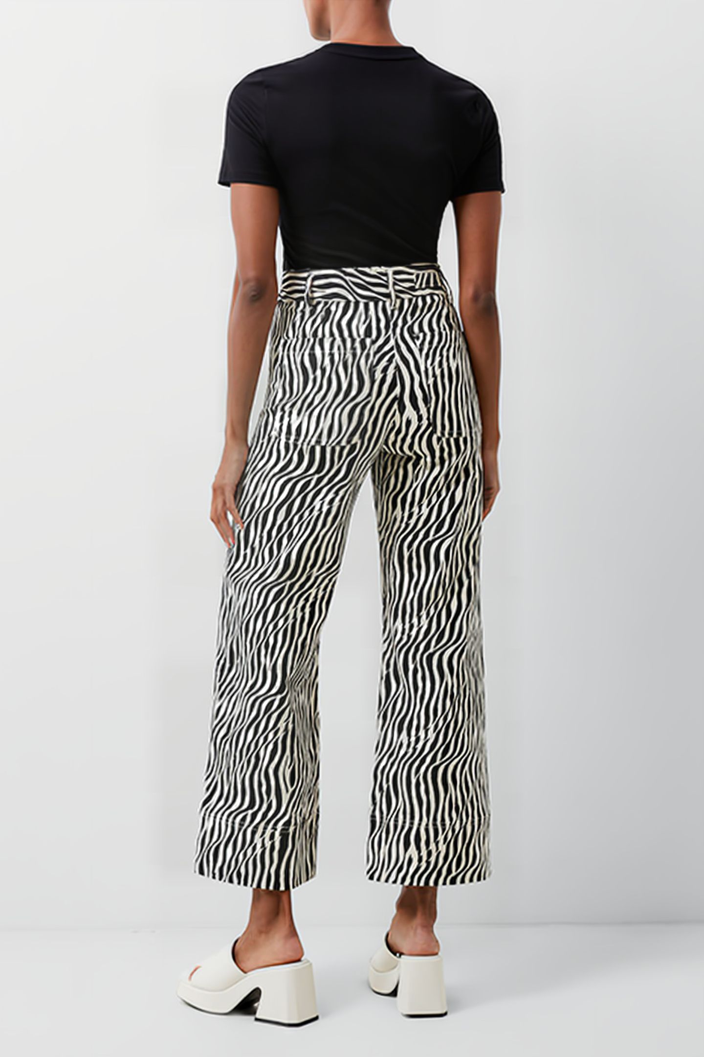 SEINE ATENA TWILL TROUSERS BLACK 3