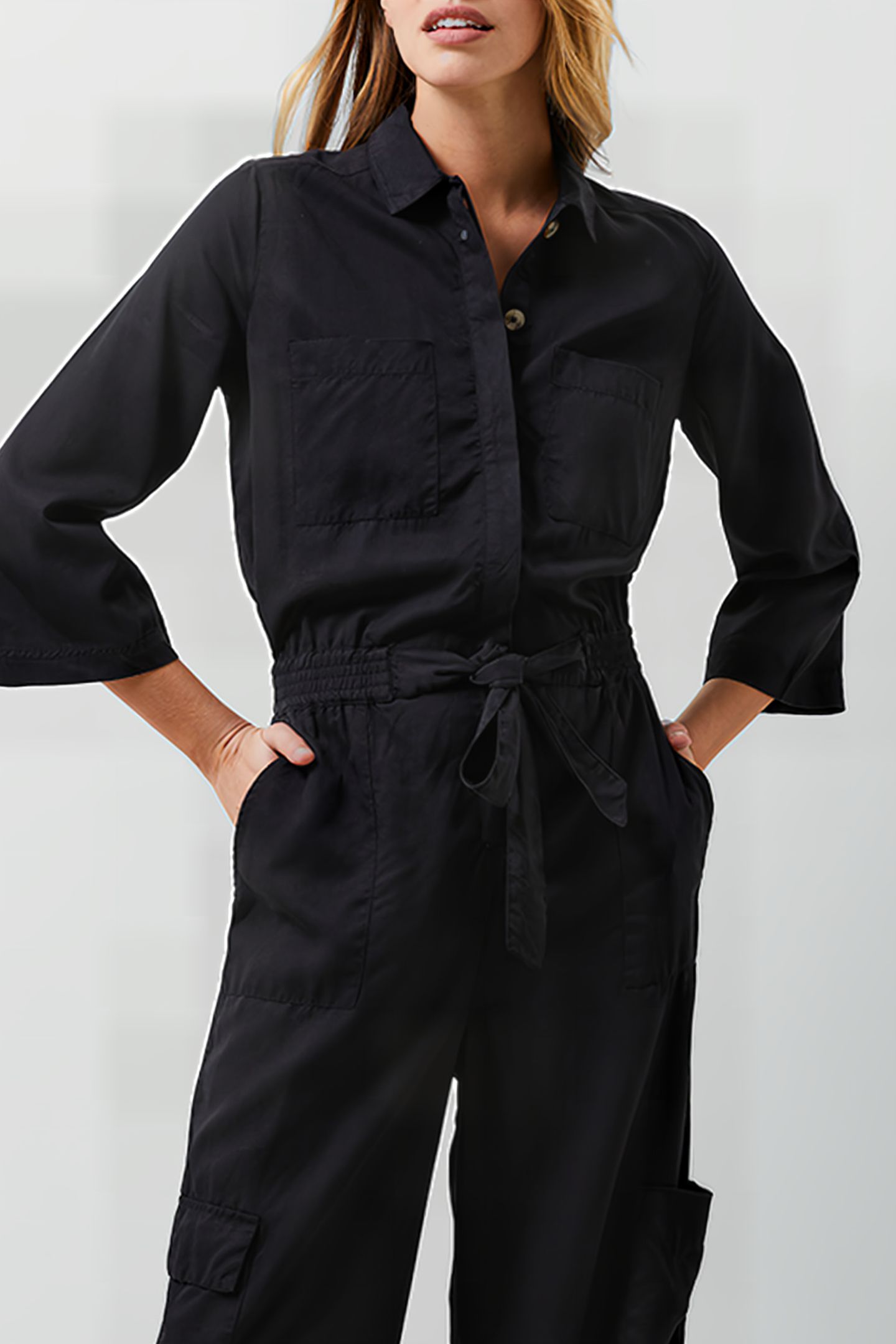 ELKIE TWILL JUMPSUIT BLACK 3