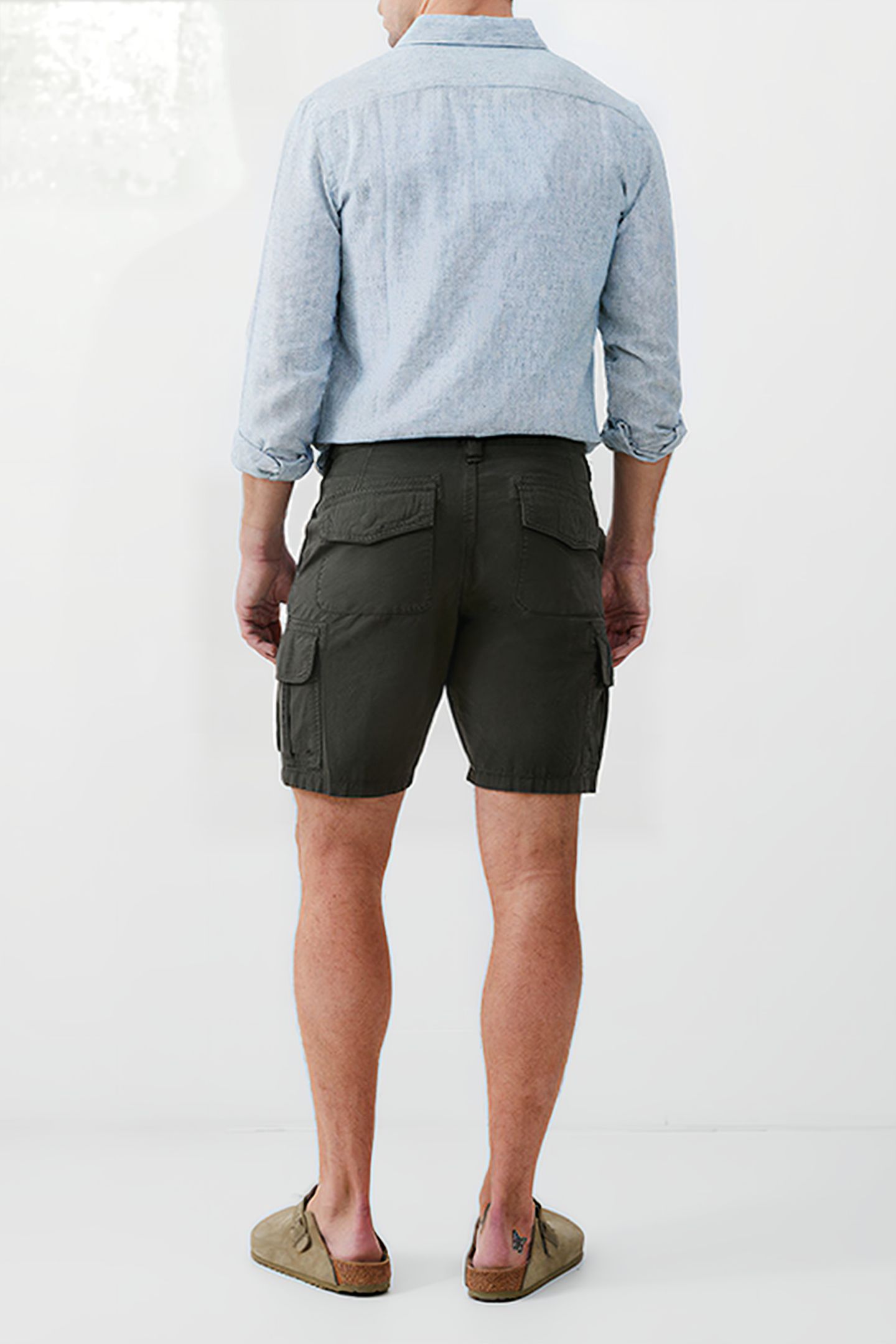 RIPSTOP CARGO SHORTS GREEN 3