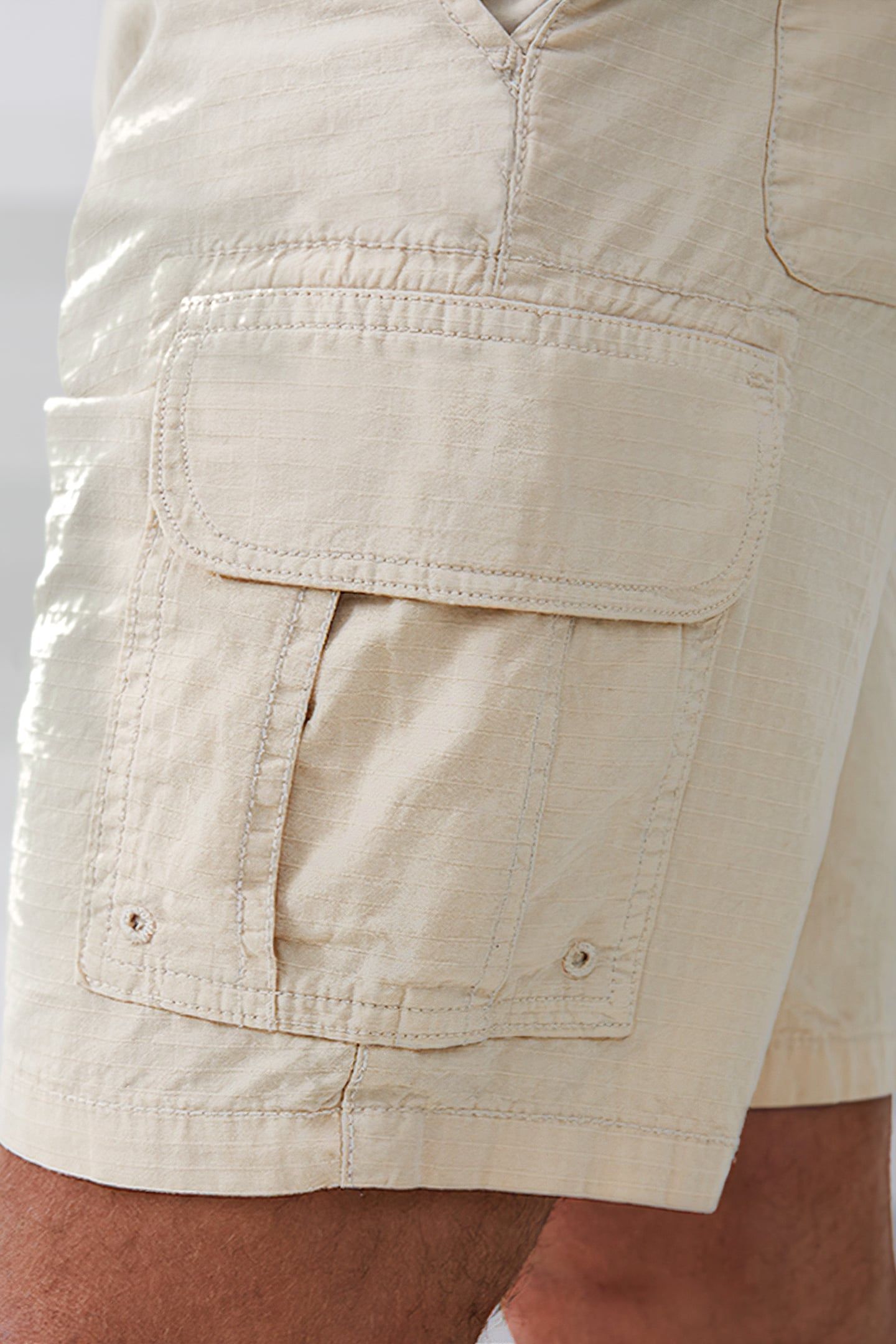 RIPSTOP CARGO SHORTS BROWN 3