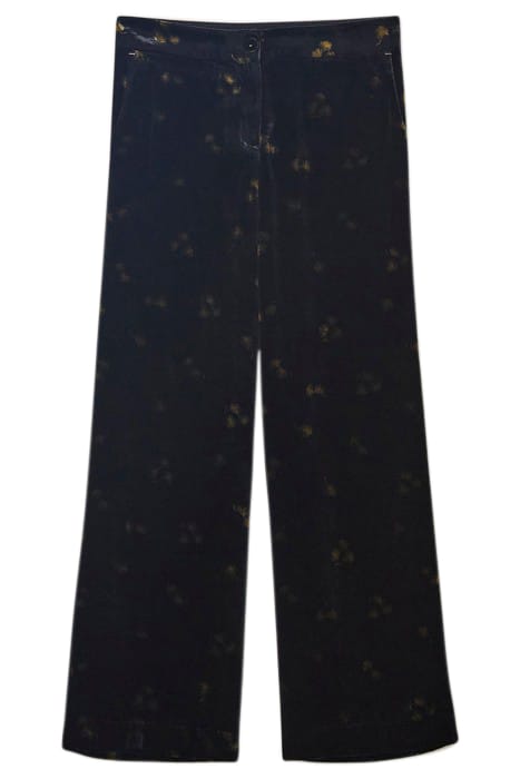 BELLE VELVET TROUSER GREY 2