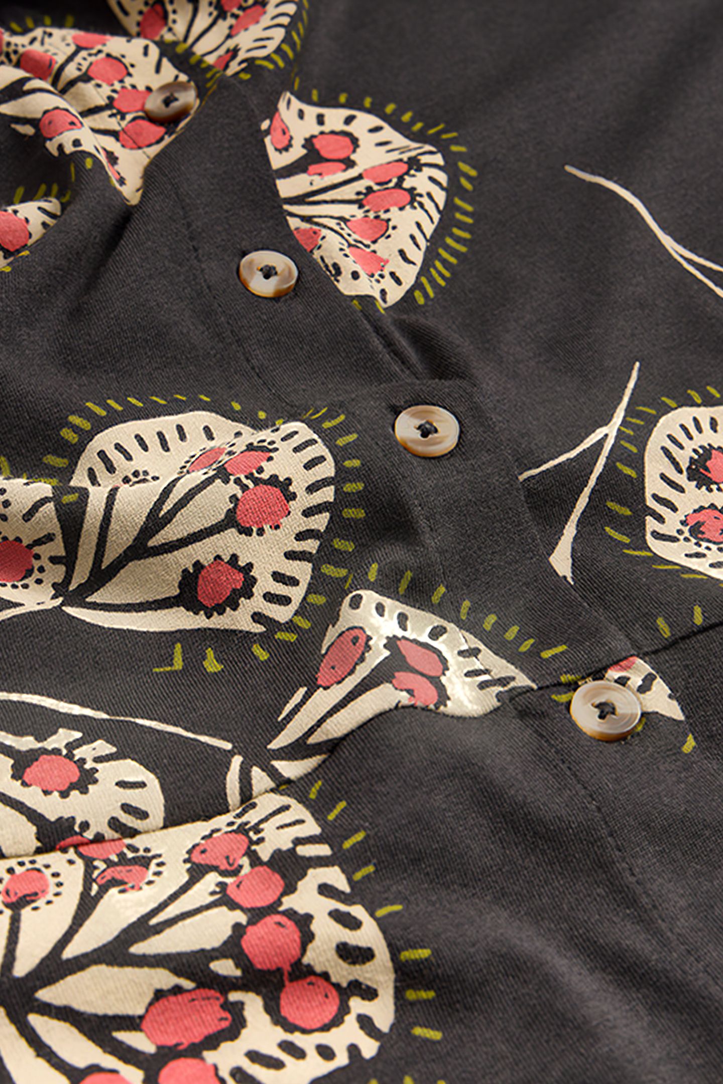RUA JERSEY SHIRT DRESS GREY PRINT 4