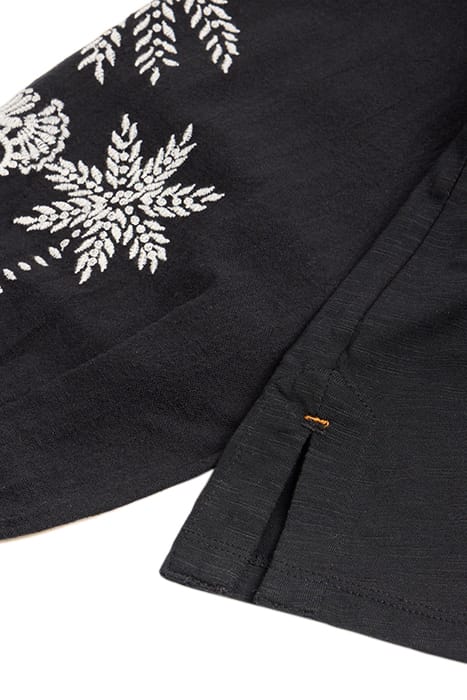 MILLIE MIX EMBROIDERED TOP BLACK 3