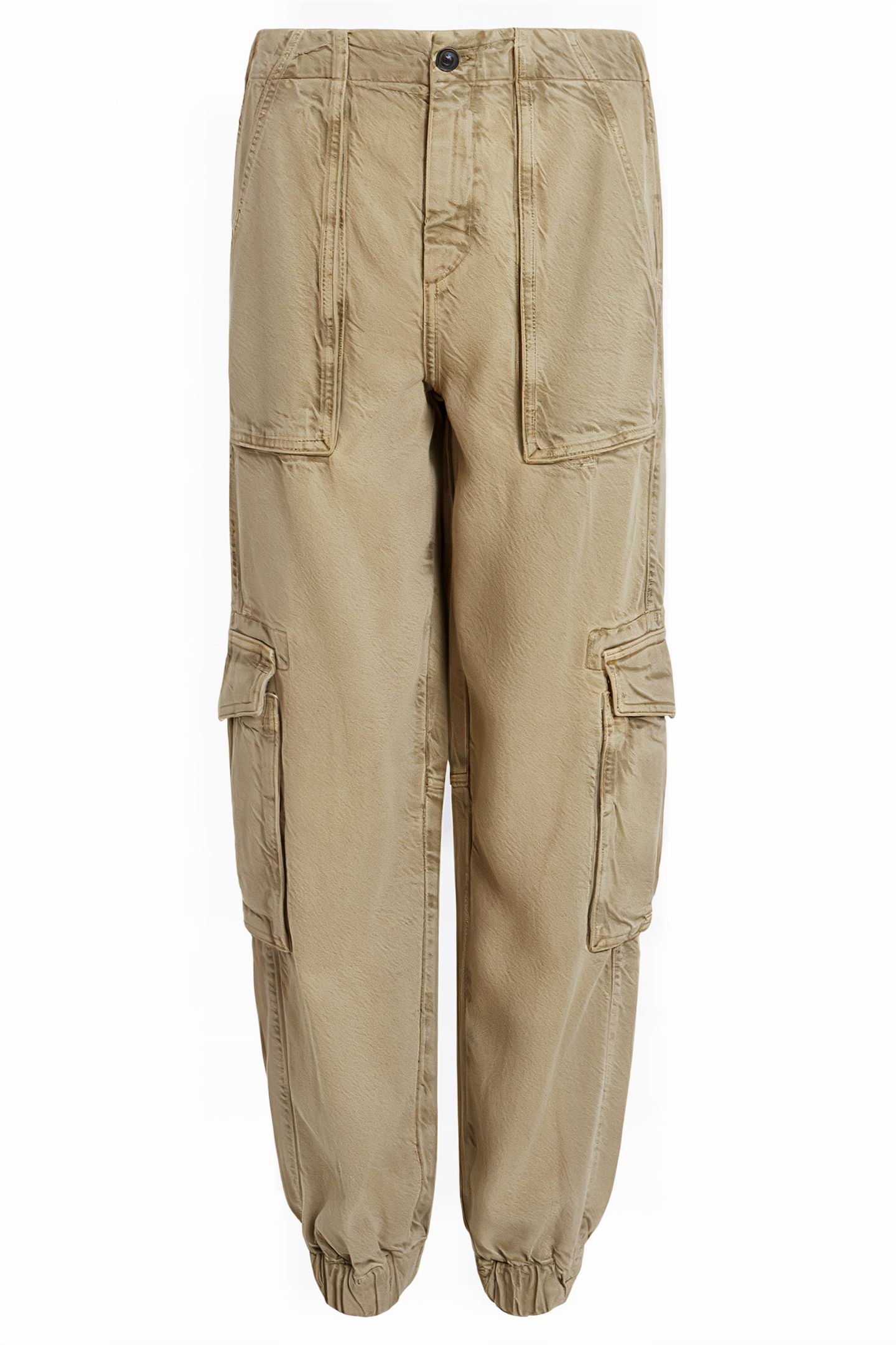 FRIEDA TENCEL TROUSE WASHED OLIVE GREEN 4