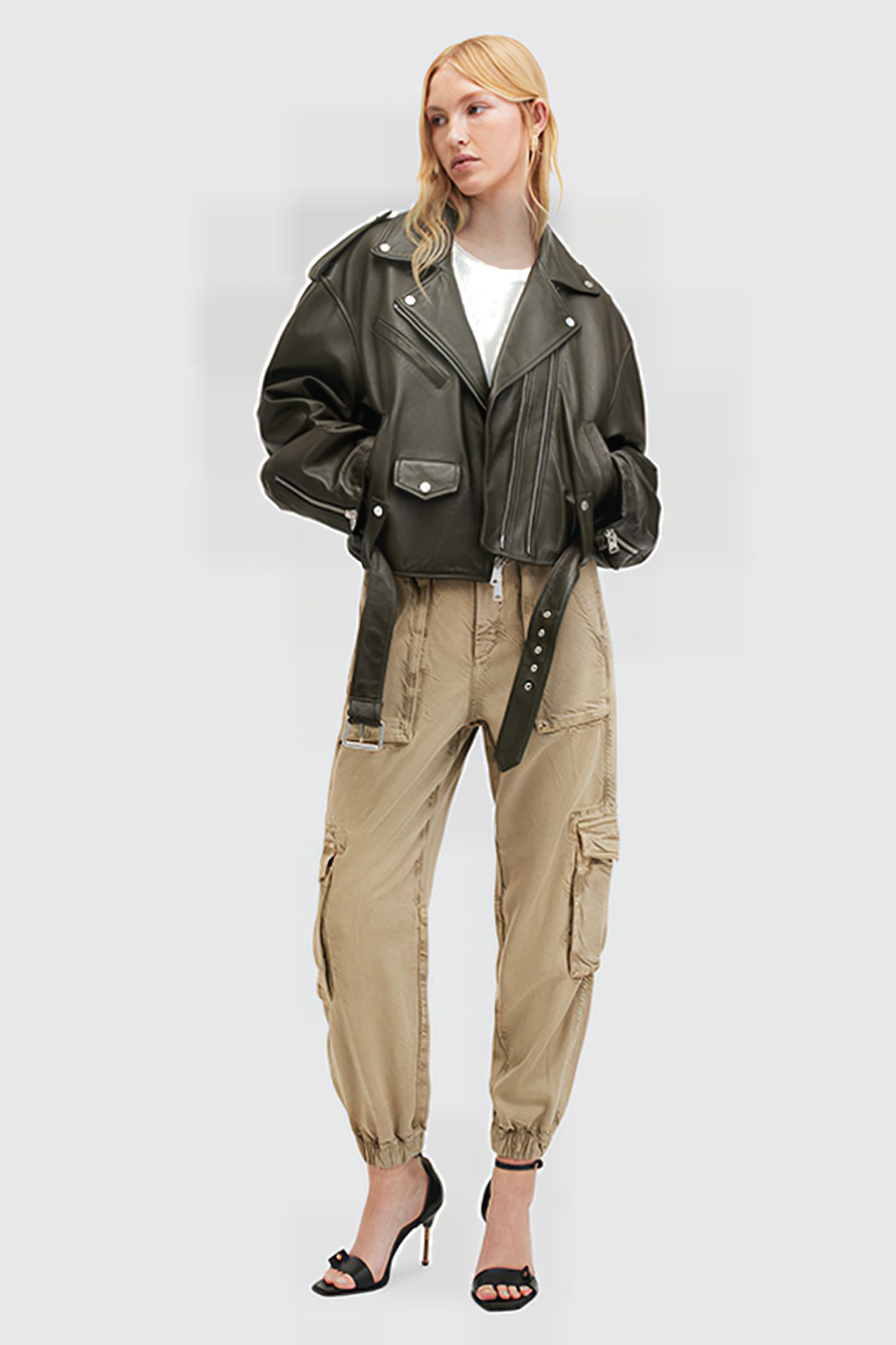 FRIEDA TENCEL TROUSE WASHED OLIVE GREEN 2