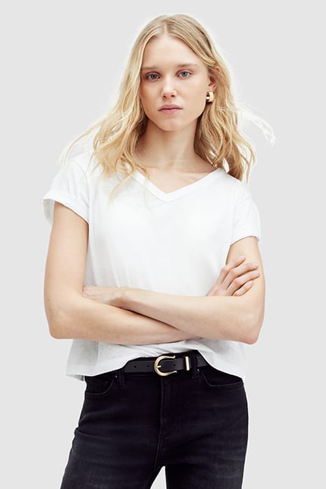 ANNA V TEE WHITE 1