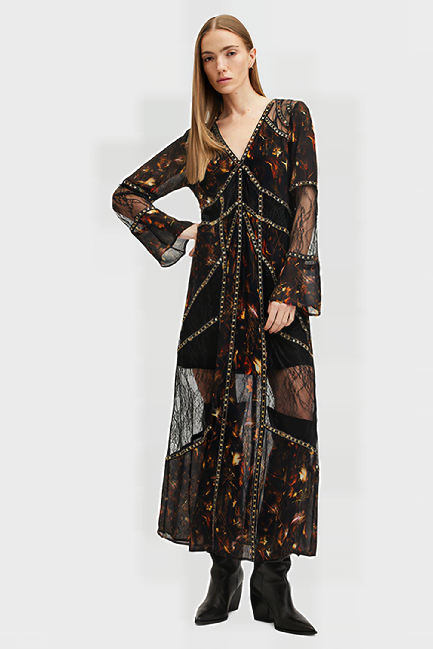 BRYN EMB DRESS KATERI BLACK 1