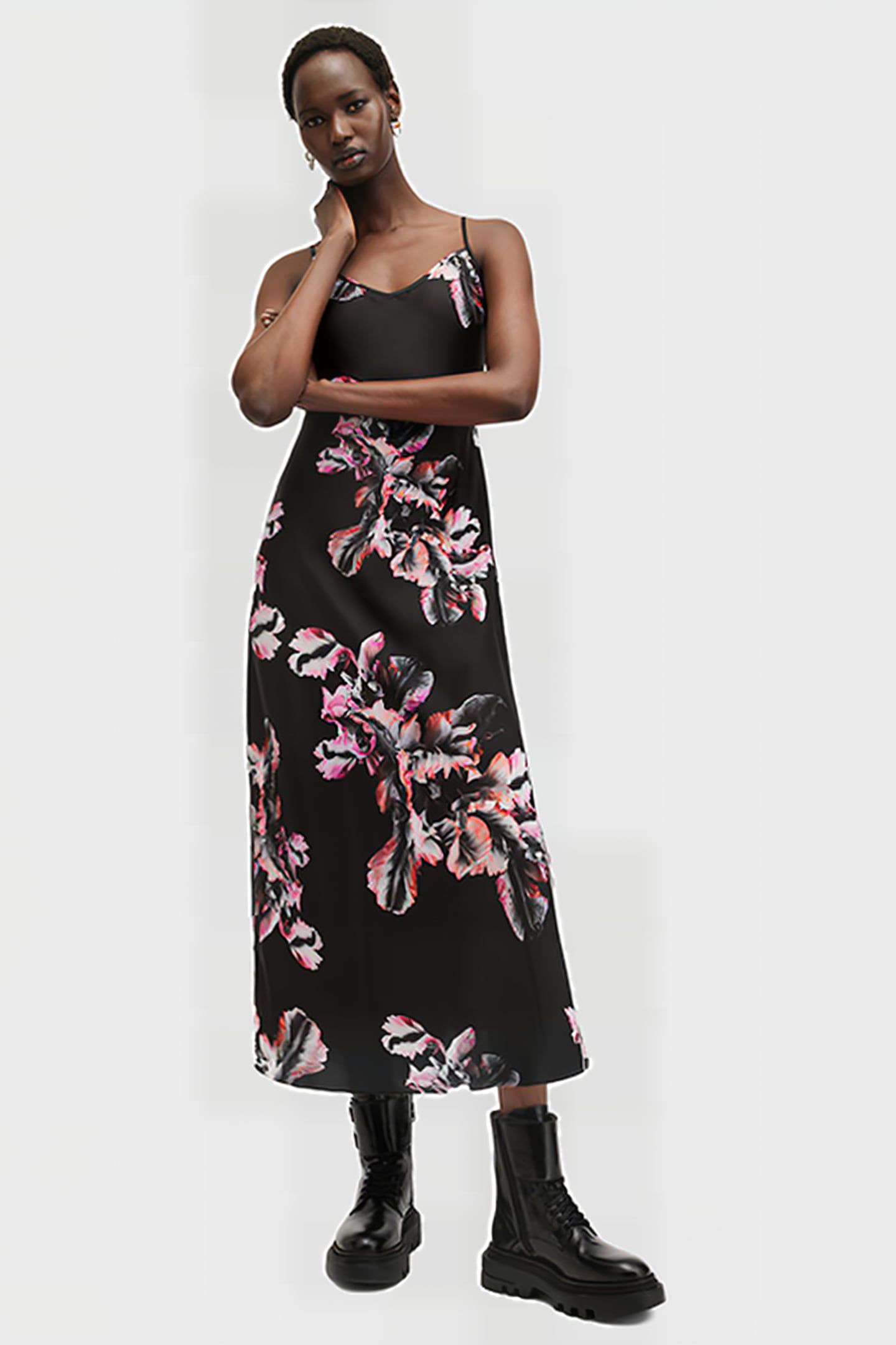 BRYONY MAXI DRESS MONICA PETAL PINK 1