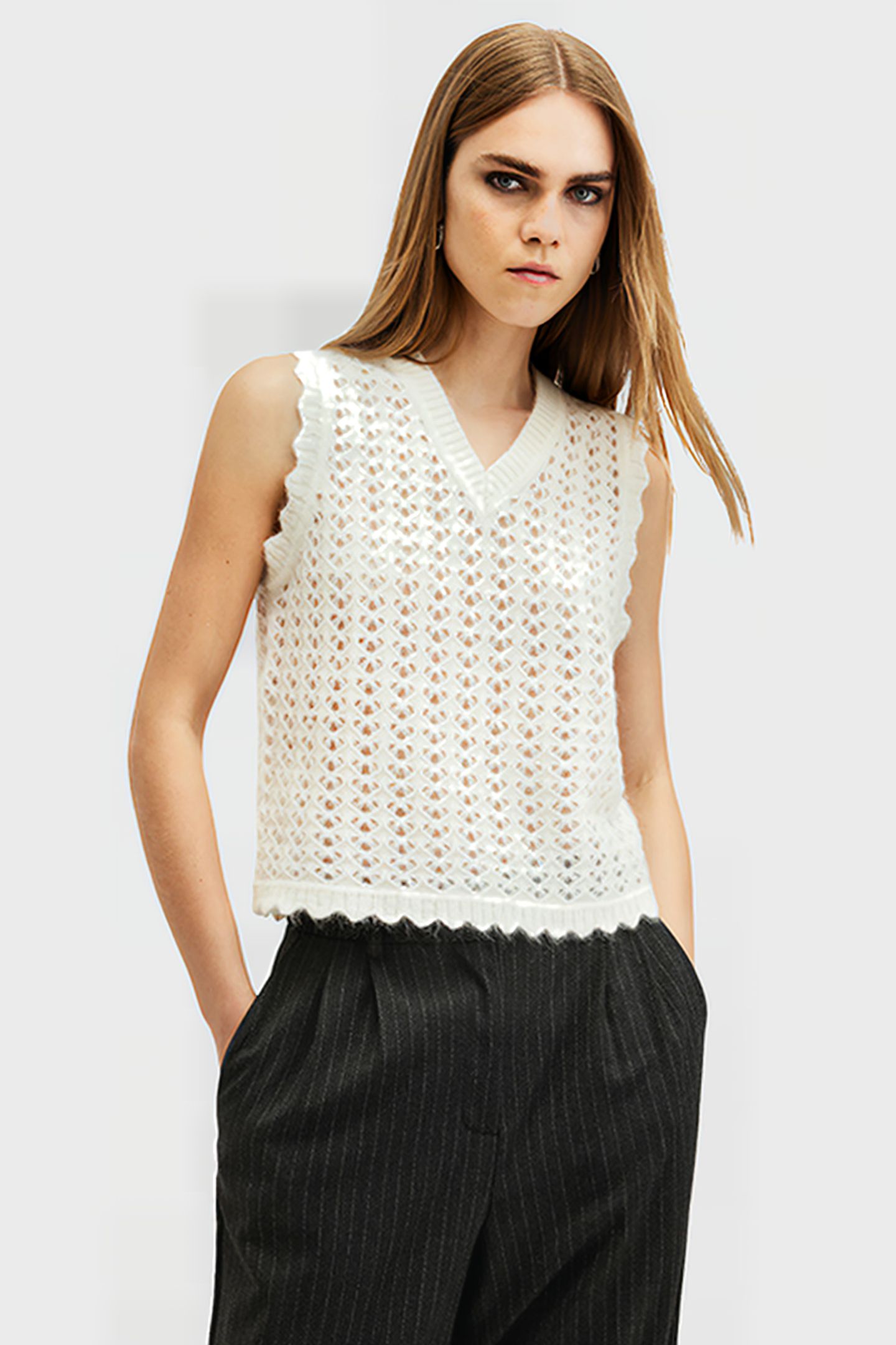VIVIAN TANK CHALK WHITE 2