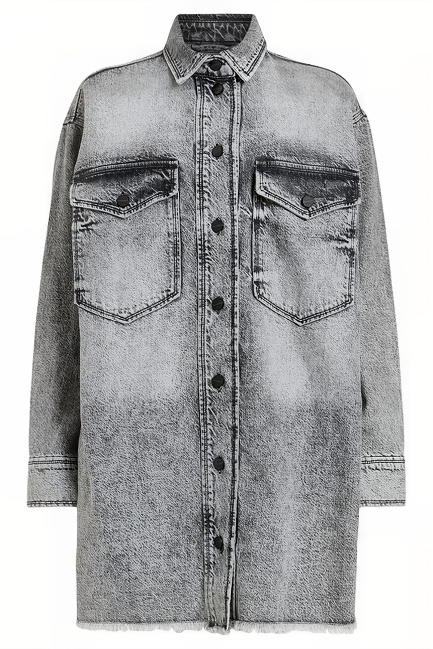 LILY DENIM DRESS VINTAGE BLACK 4