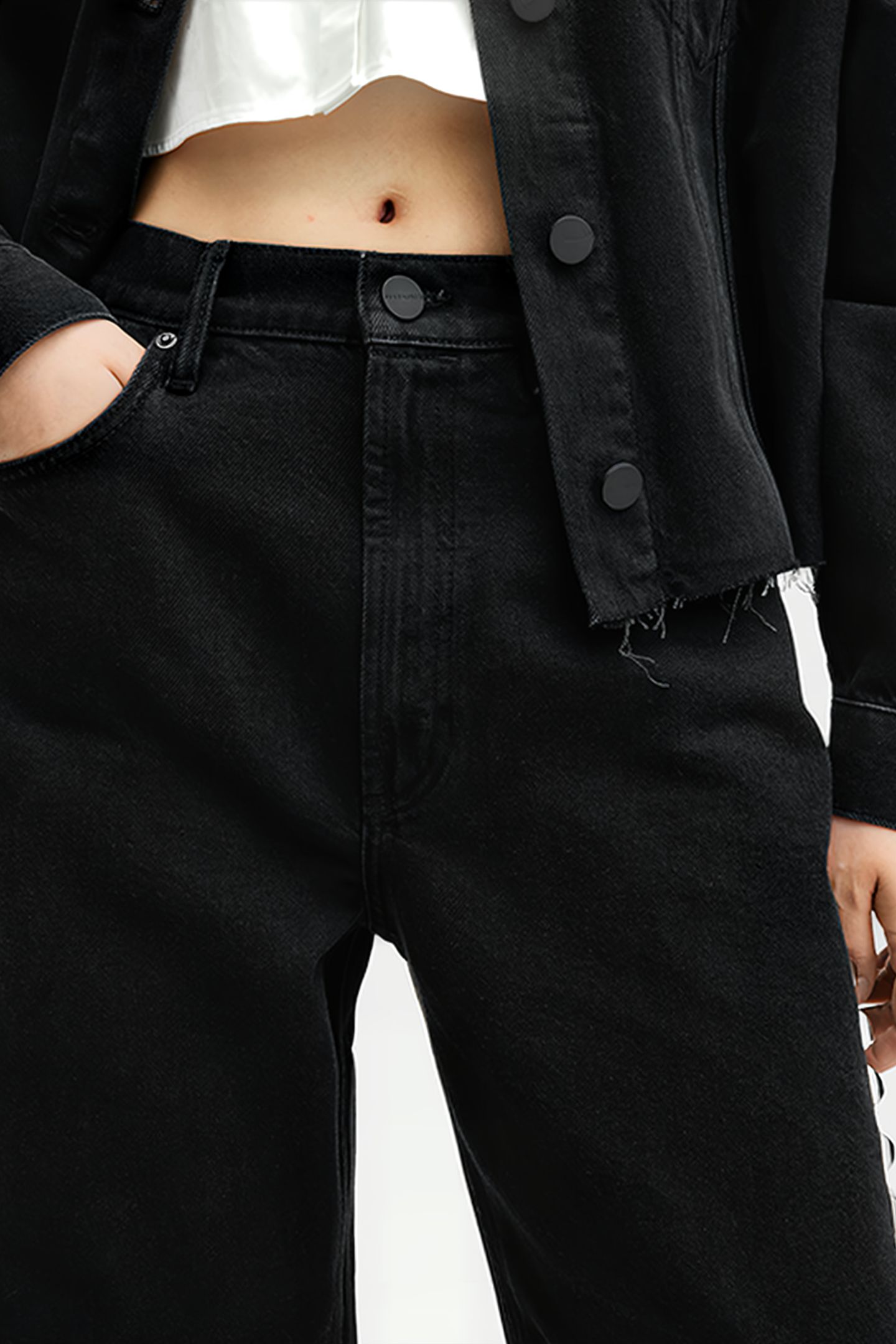 BLAKE STUD JEAN BLACK 7