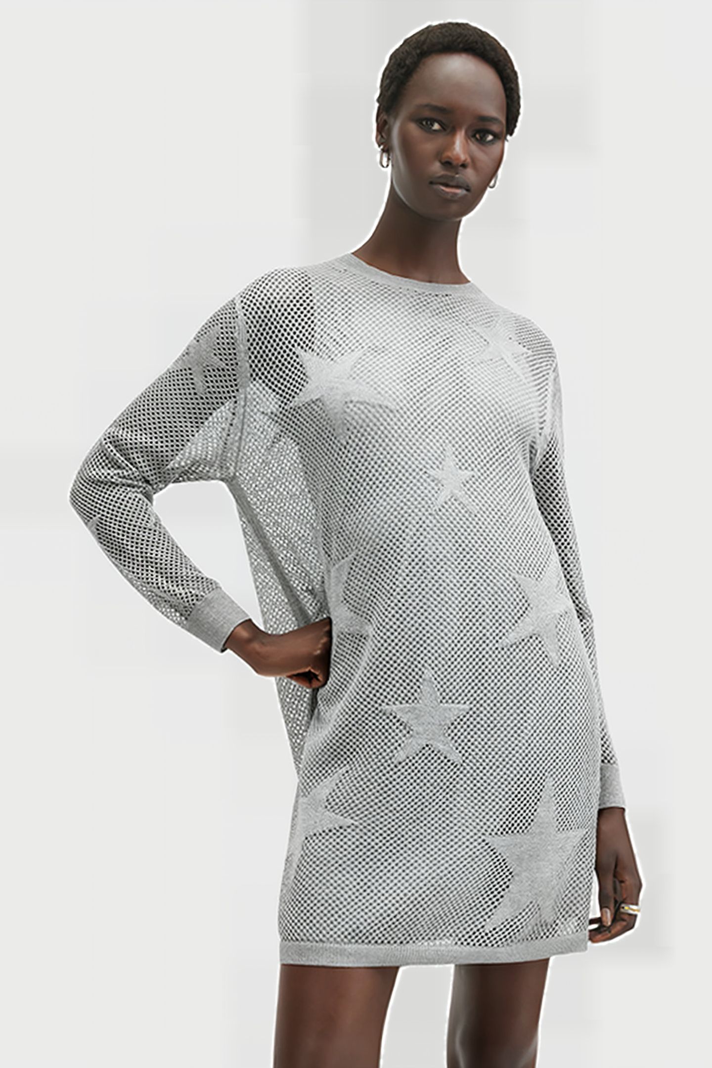 SERAPH DRESS SILVER BIRCH GREY 1