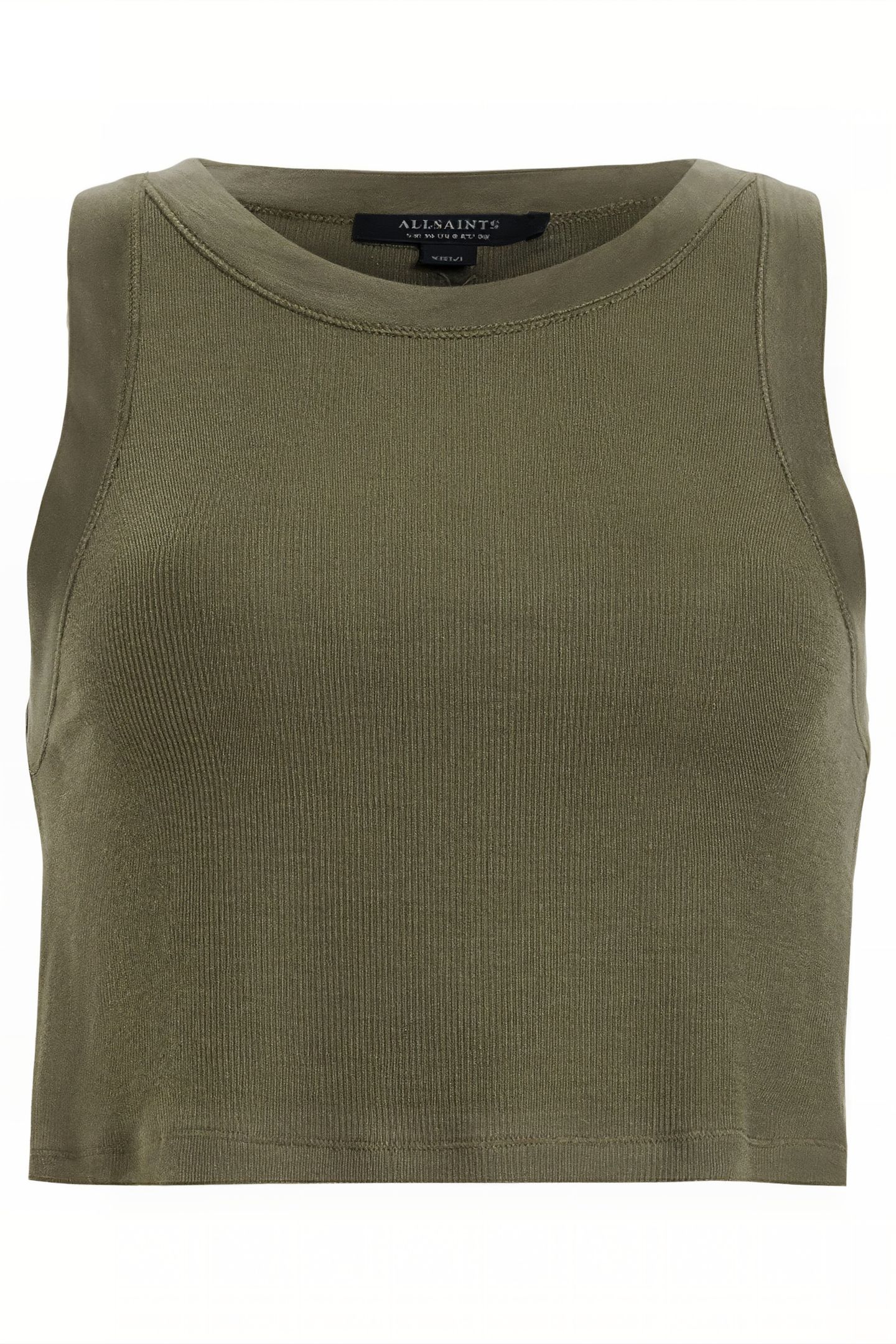 RINA CROPPED TANK TARMAC GREEN 4