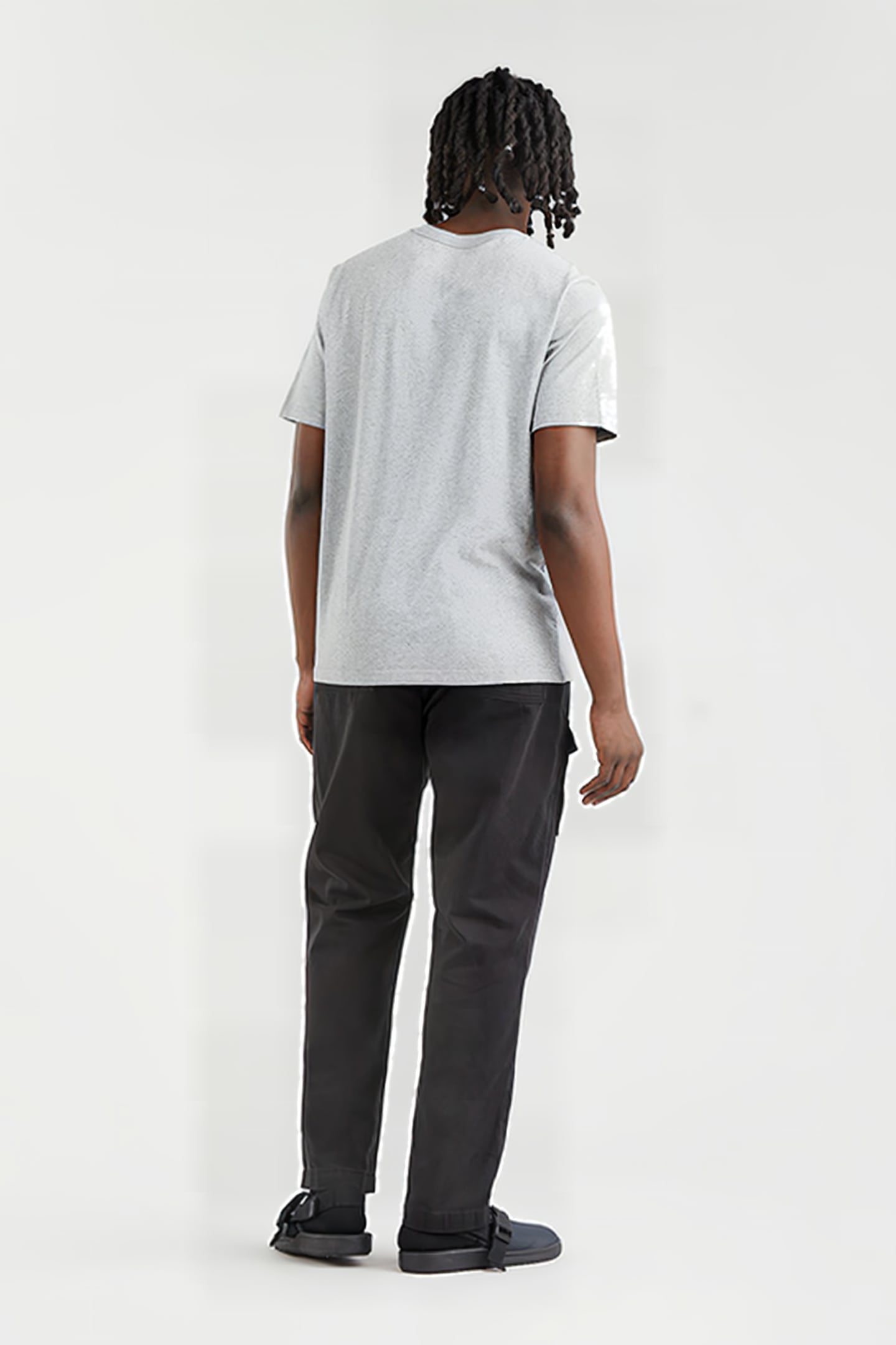 SS PRINTED T-SHIRT GREY 2