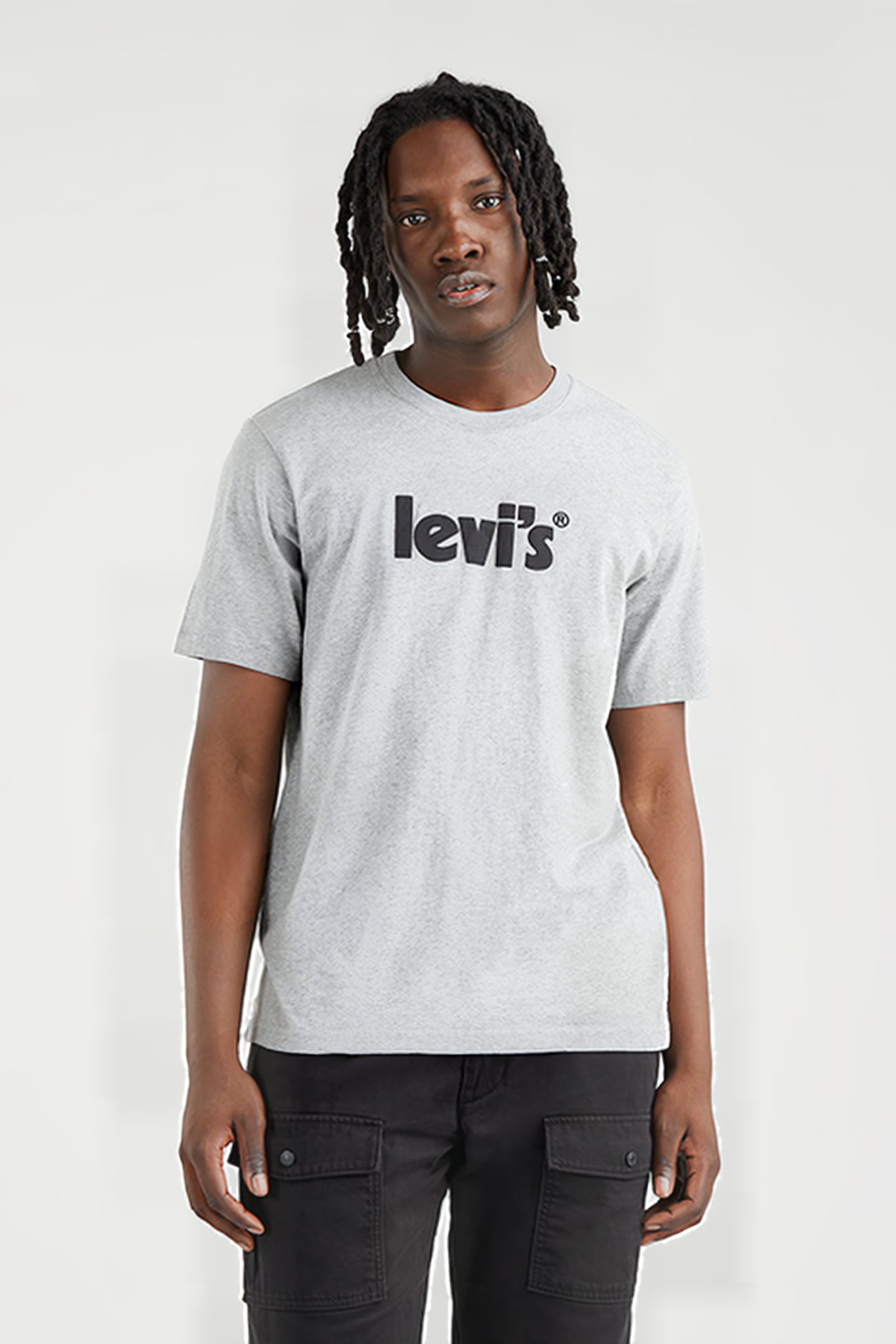 SS PRINTED T-SHIRT GREY 1