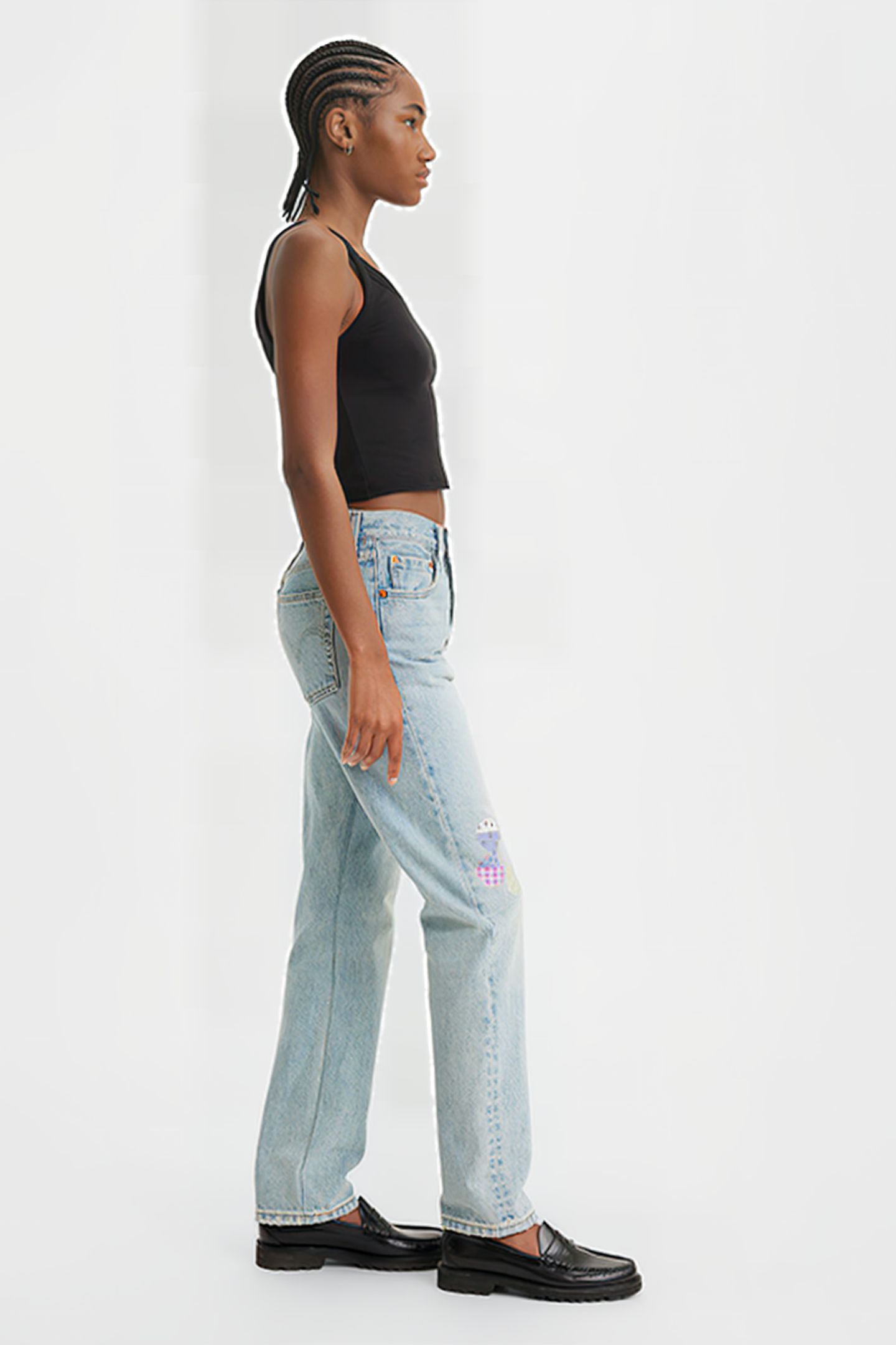 501 STRAIGHT JEANS BLUE 5