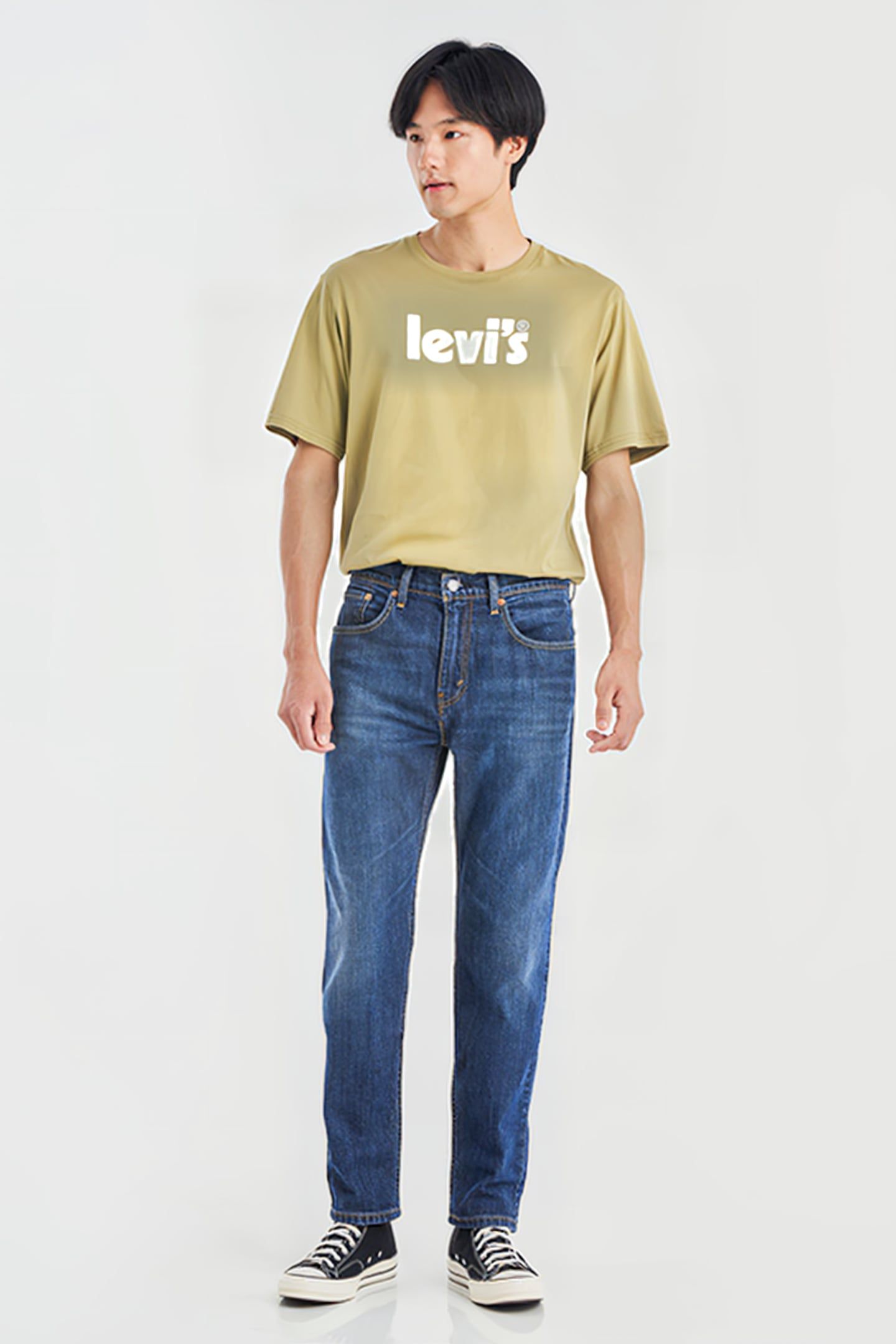 502 STRAIGHT JEANS BLUE 1