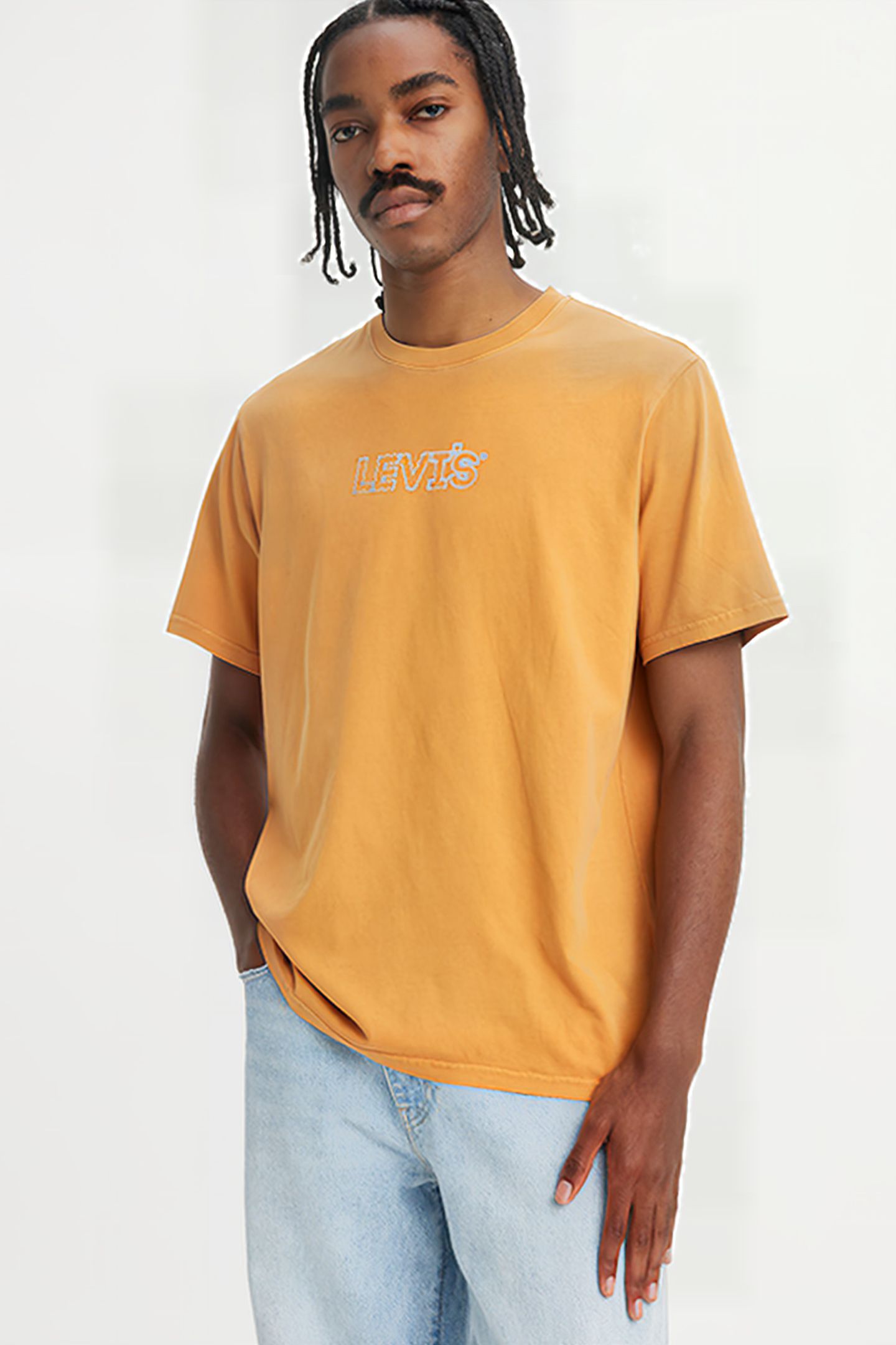 SS PRINTED T-SHIRT ORANGE 4