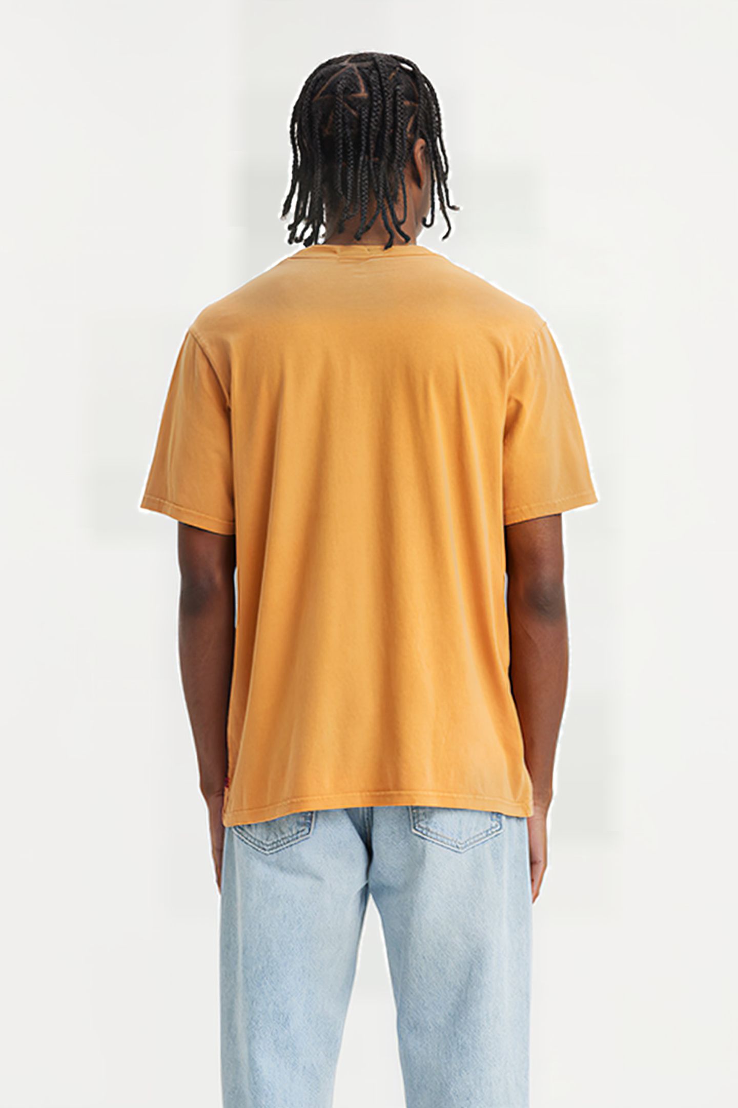 SS PRINTED T-SHIRT ORANGE 2