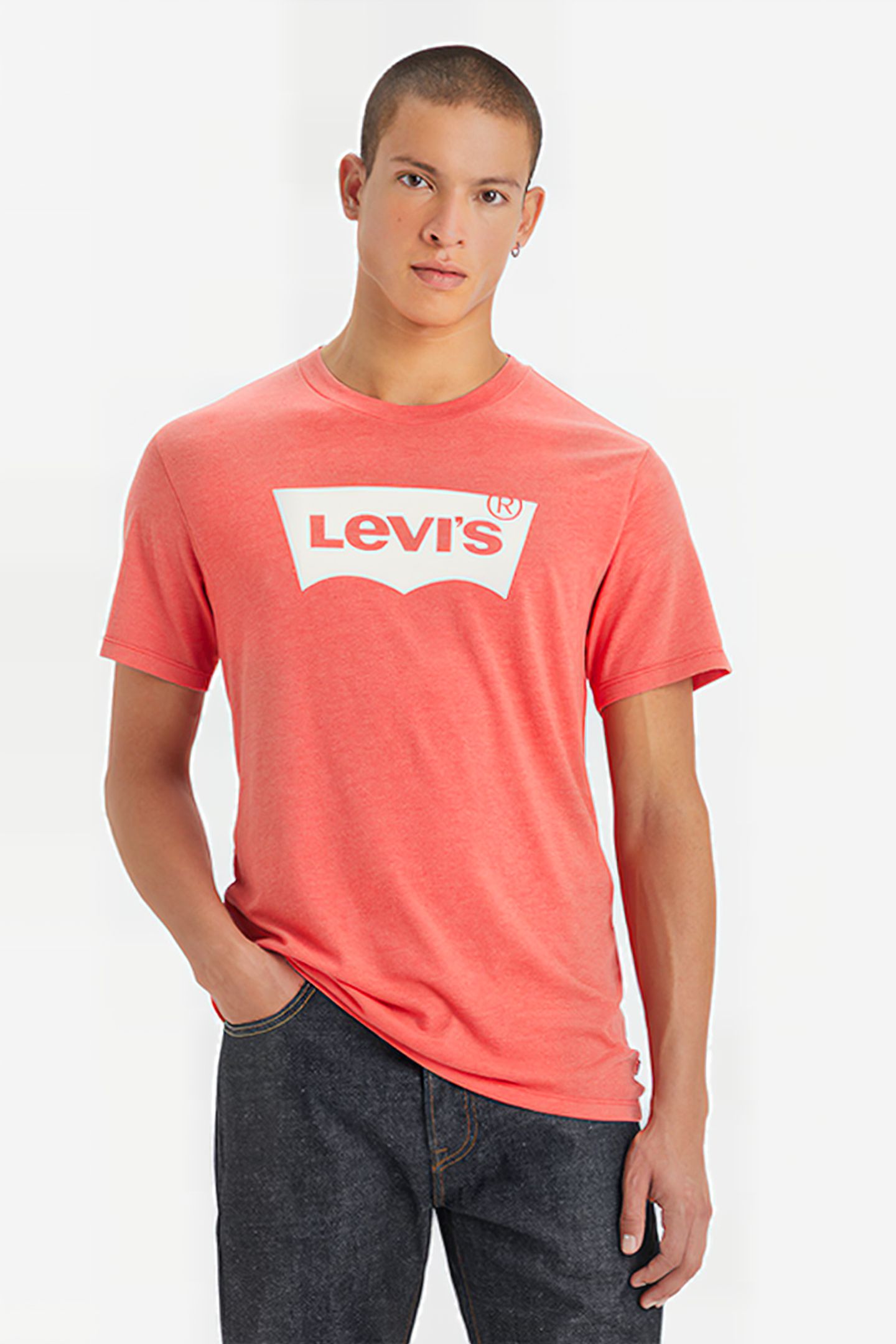 GRAPHIC PRINTED T-SHIRT CORAL 1