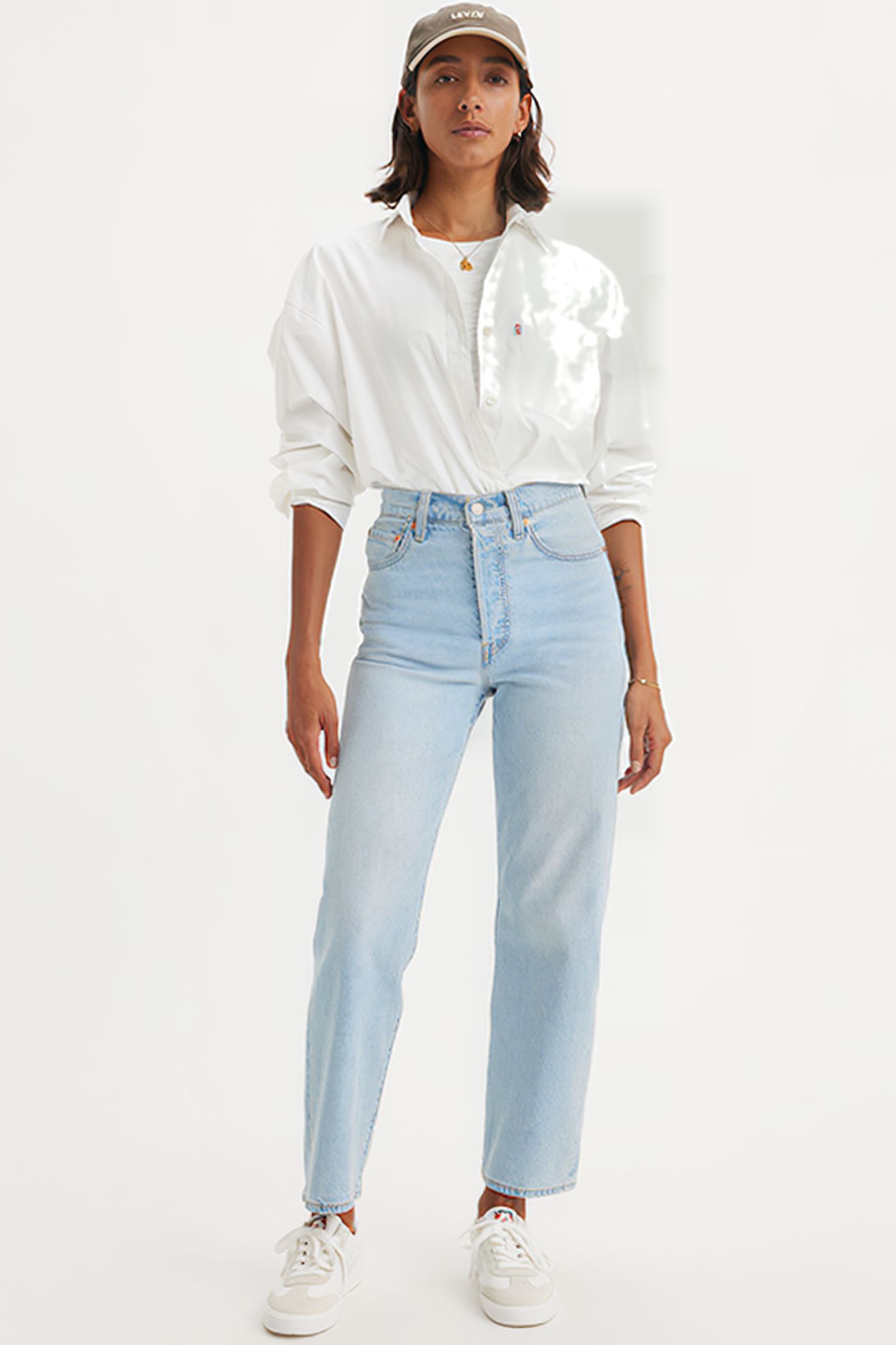 RIBCAGE STRAIGHT JEANS BLUE 6