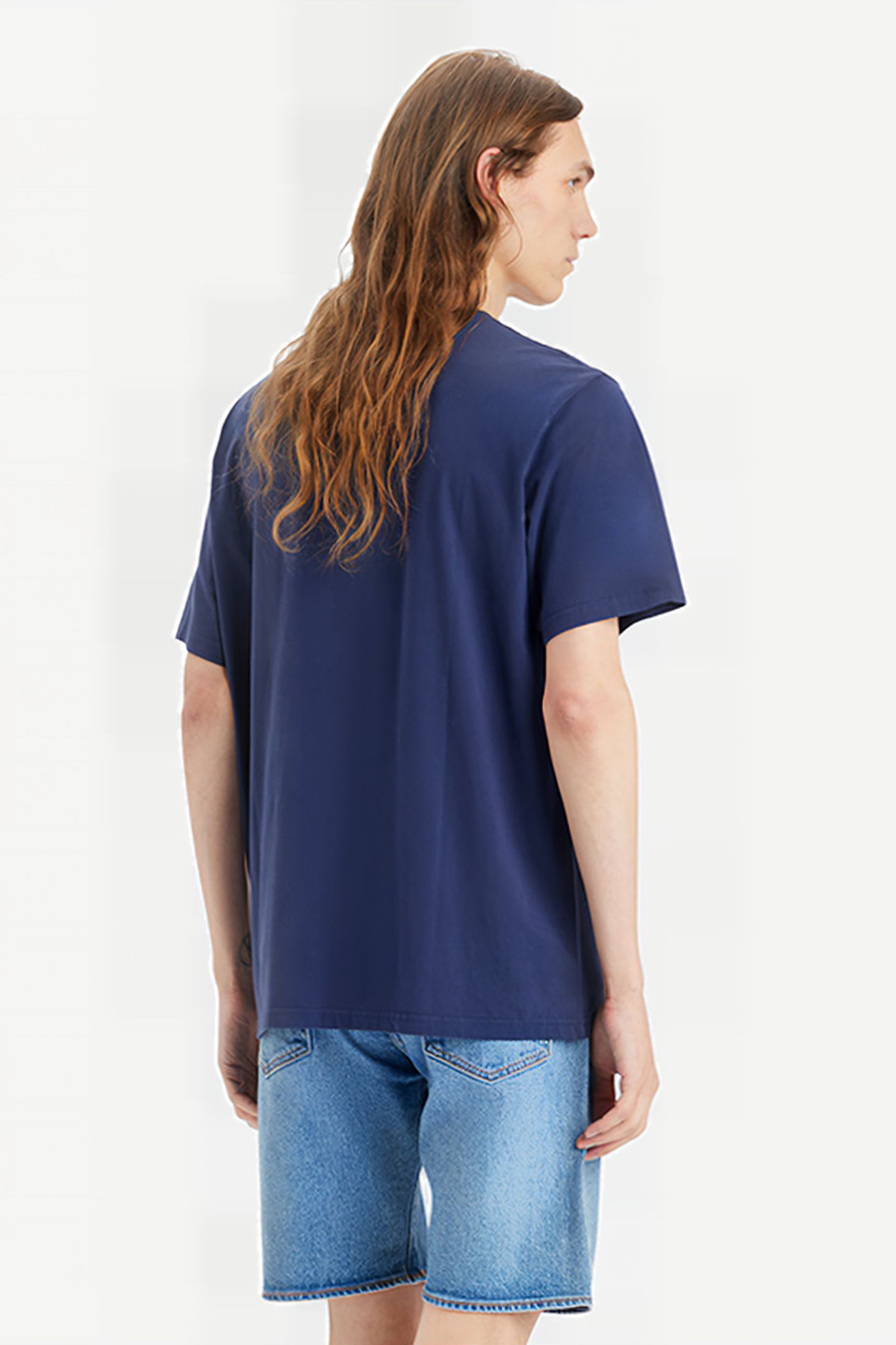 SS PRINTED T-SHIRT NAVY 2