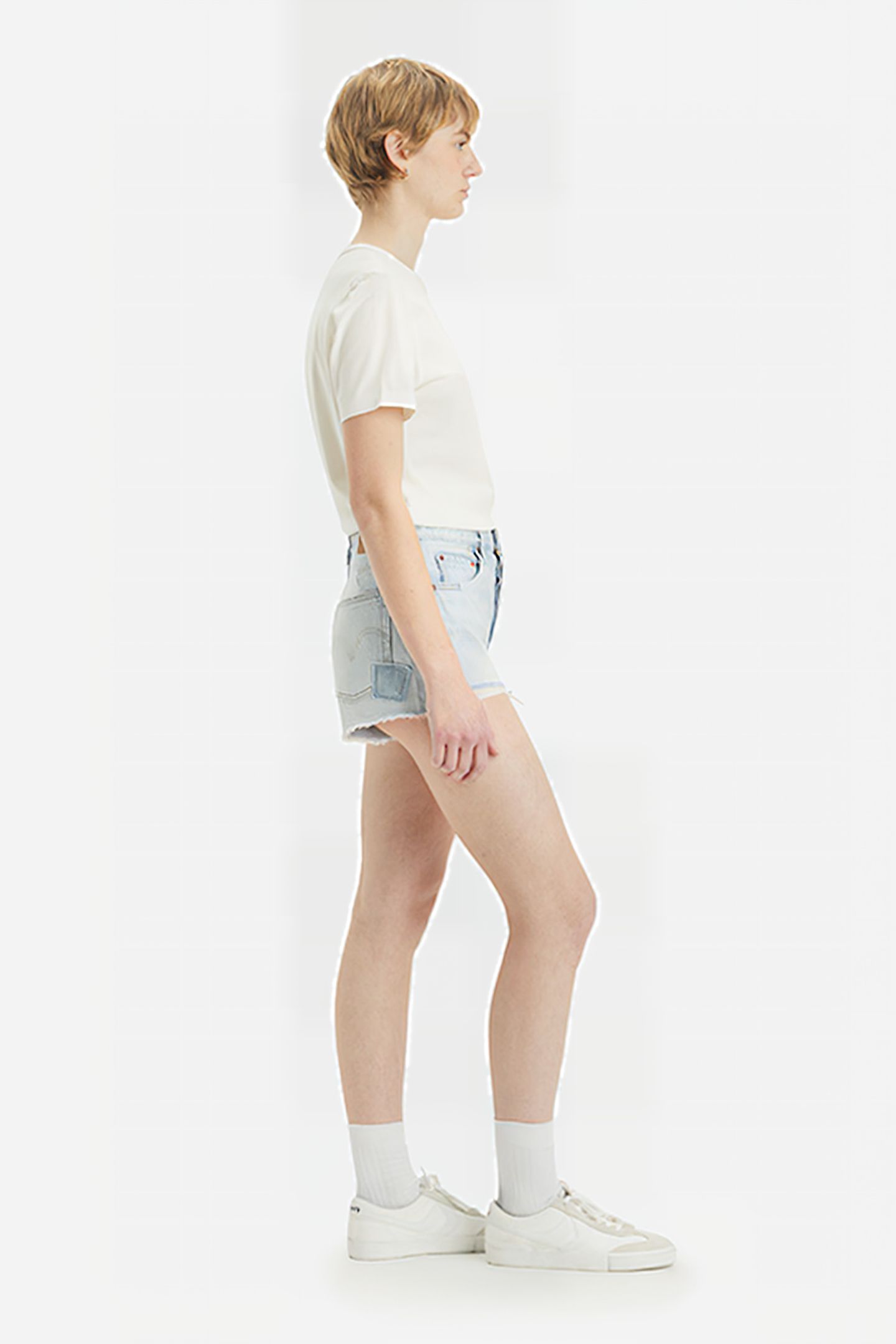 501 SHORT BLUE 4