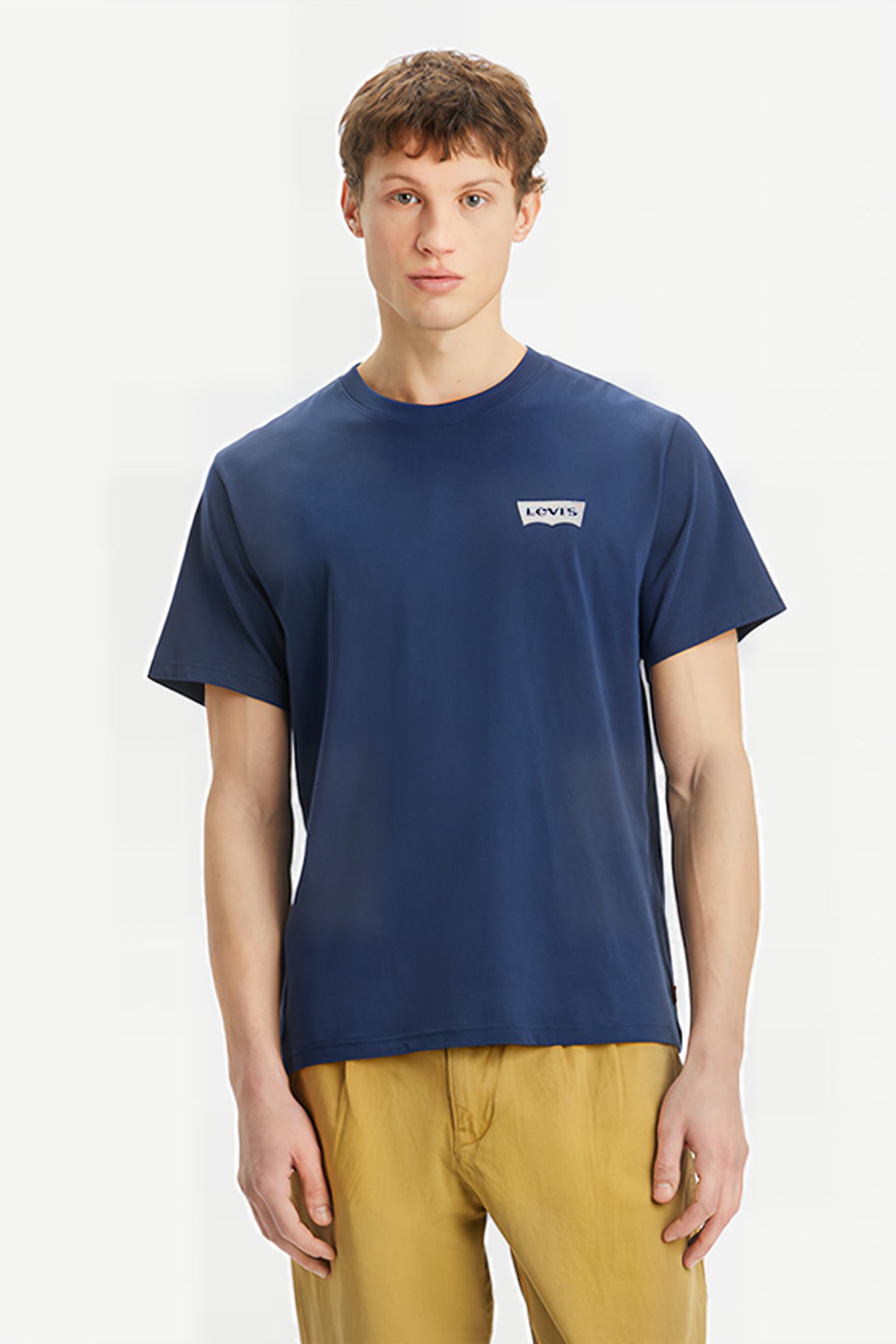 SS PRINTED T-SHIRT NAVY 1