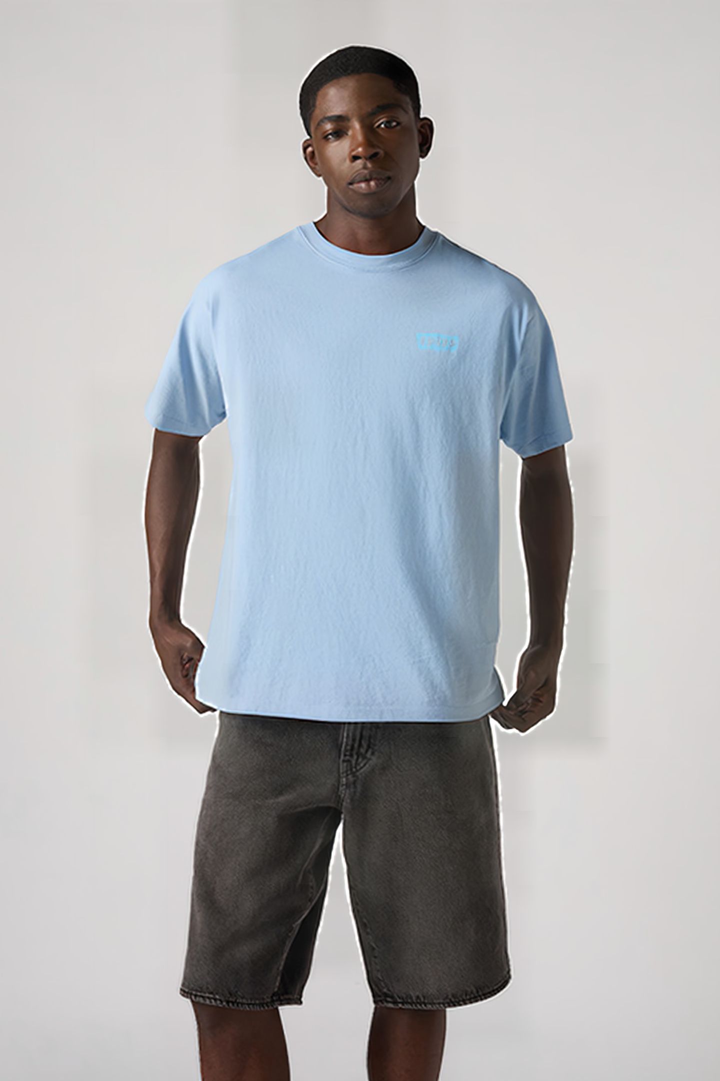 LSEVINTAGE PRINTED T-SHIRT BLUE 1