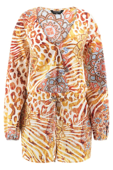 MARCIANO BY GUESS LA BOHEME ROMPER LA BOHEME PRINT 4