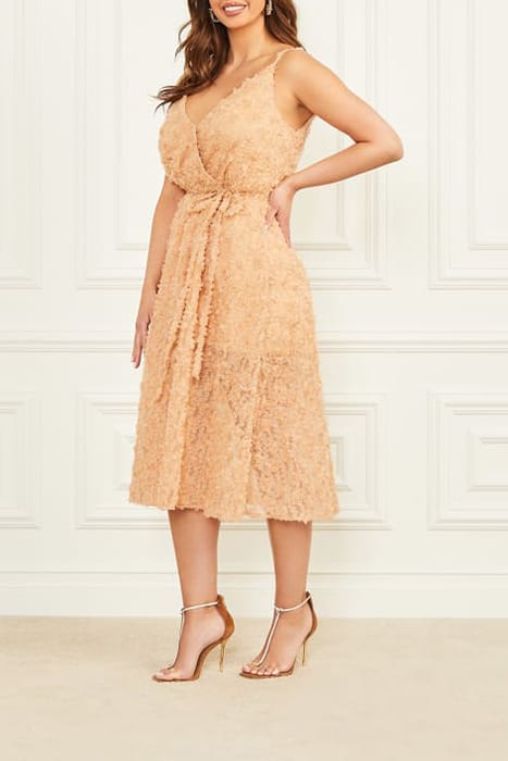 MARCIANO BY GUESS ROSIE DRESS SMOOTH ALMOND 6