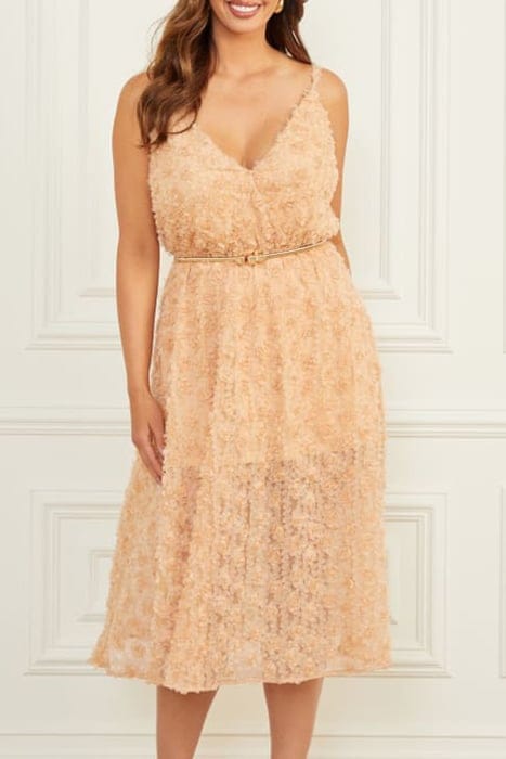 MARCIANO BY GUESS ROSIE DRESS SMOOTH ALMOND 1