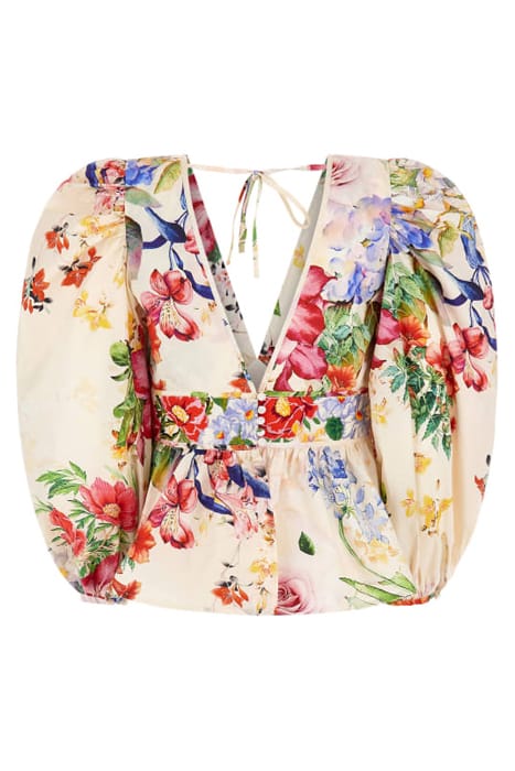 MARCIANO BY GUESS MIRA TOP SOLID GLORIOUS GARDEN BLOUSE 4
