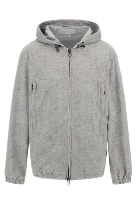 MARCIANO BY GUESS FORMAL PERFORMANCE LIGHT WOOL GREY BOMBER 4