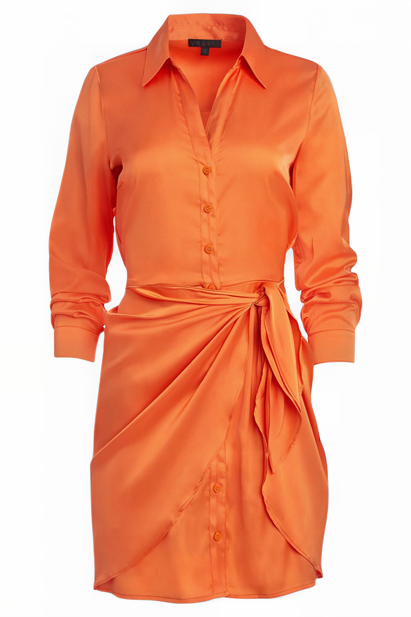 GUESS ECO ES LS ALYA DRESS ORANGE SLUSHIE 4
