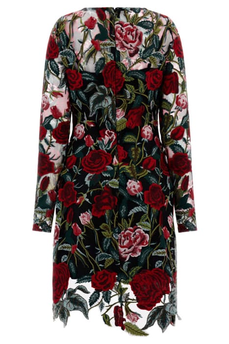 MARCIANO BY GUESS ROSA DRESS BLACK FLORAL MULTI 2